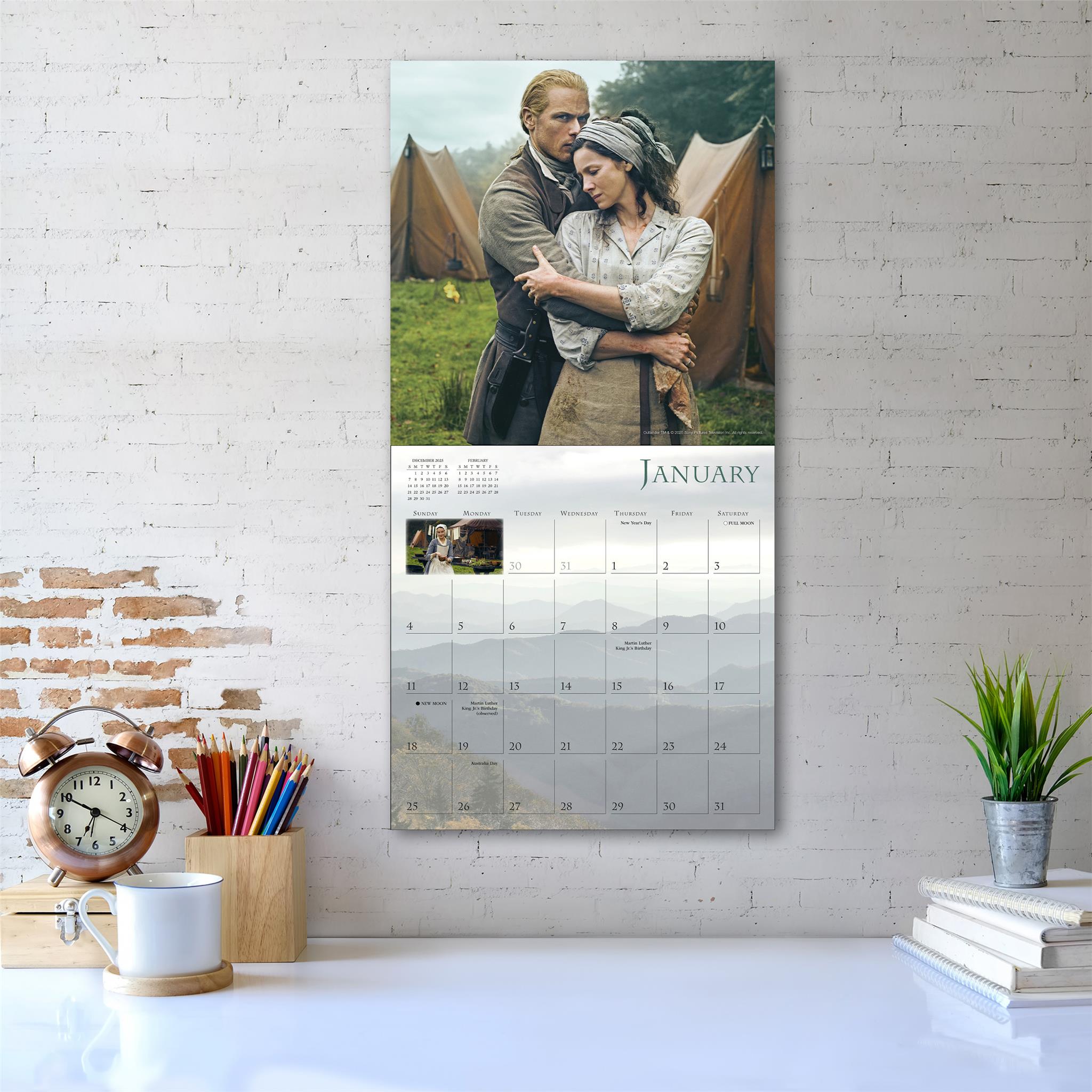 Calendrier mural Outlander 2026