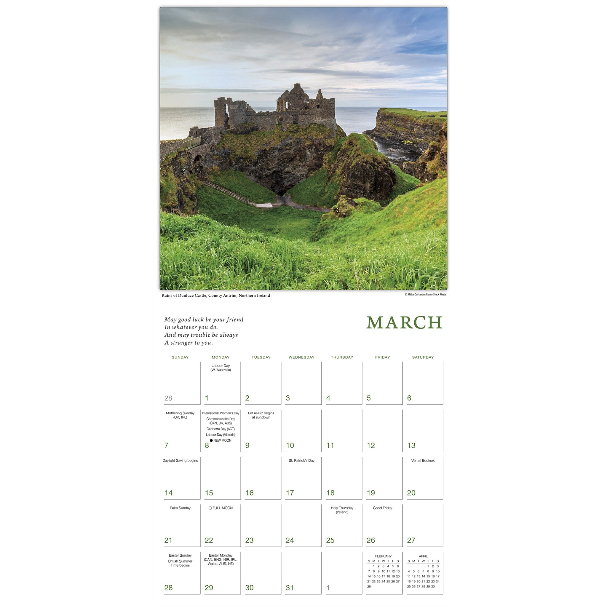 The Spirit of Ireland 2027 Wall Calendar