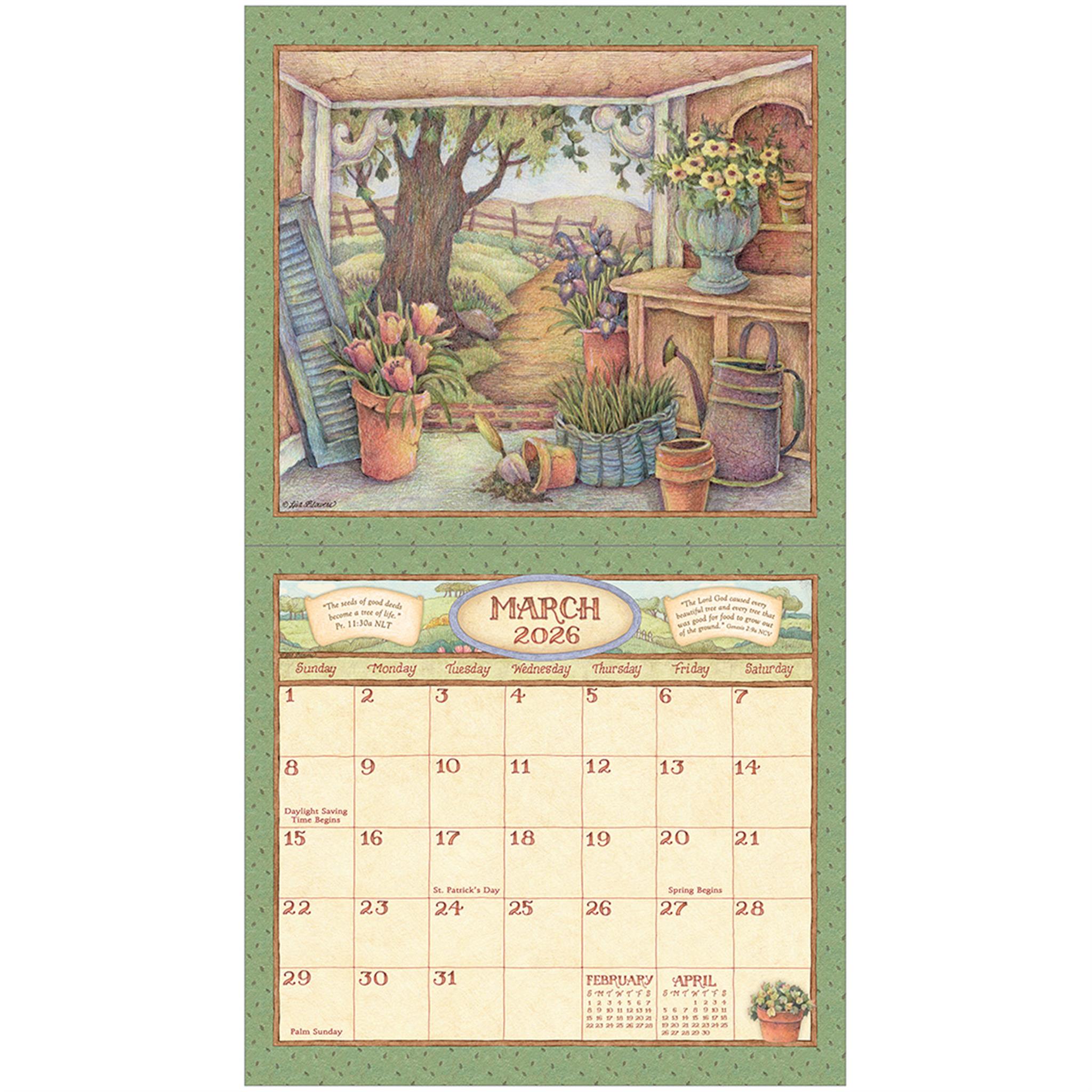 Calendrier mural de luxe Moments de fidélité 2026 - Disponible uniquement en ligne