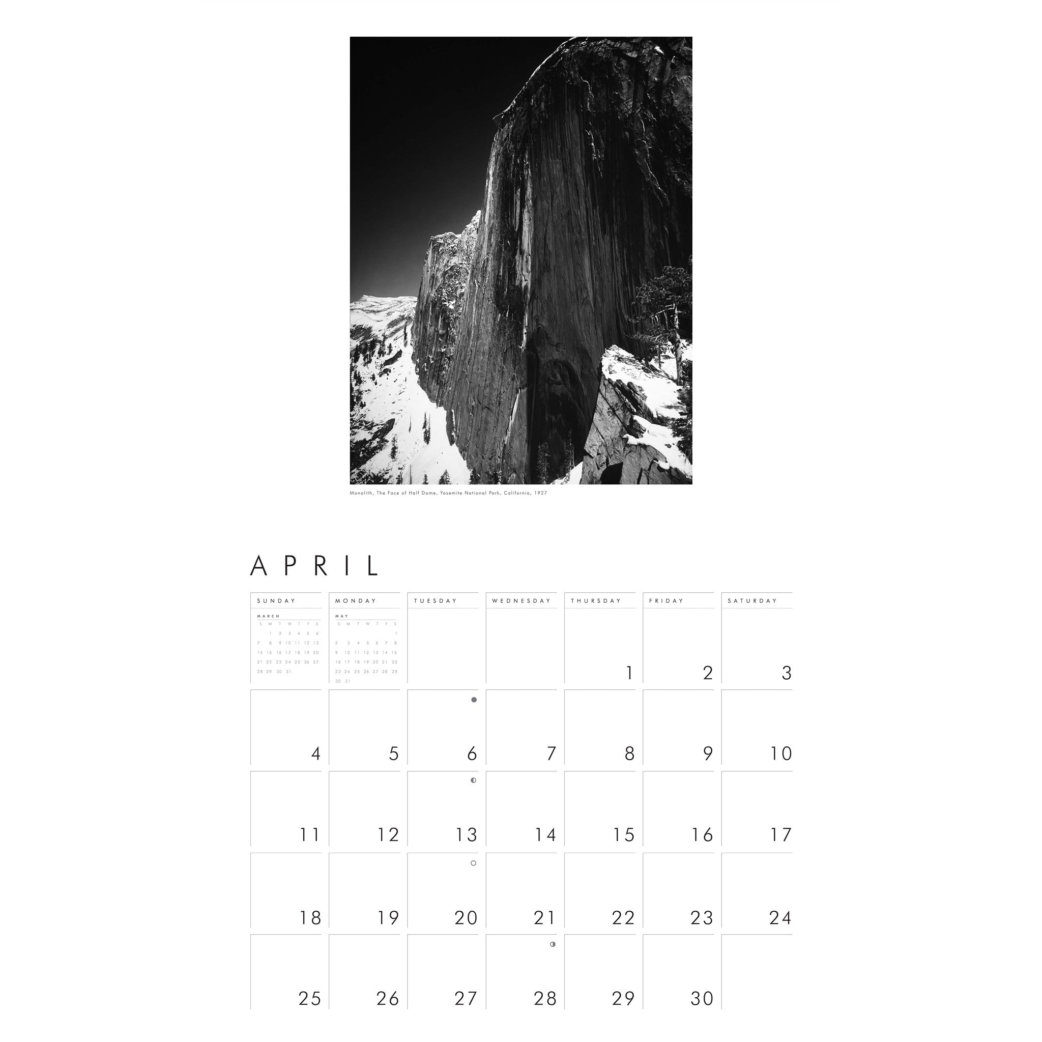 Calendrier mural Ansel Adams 2027