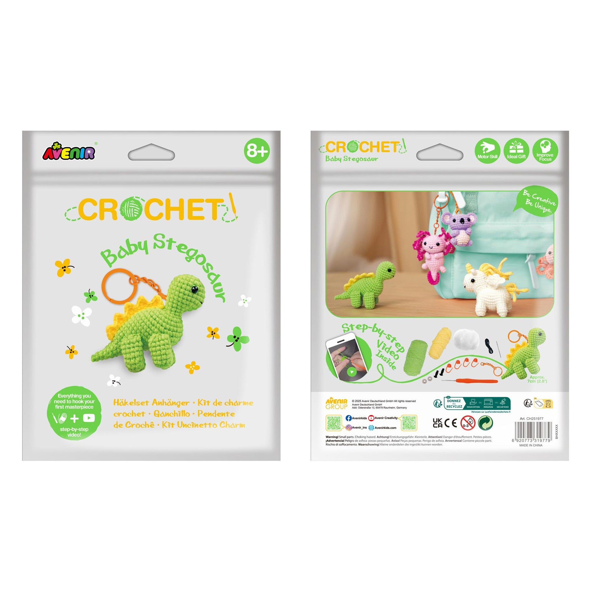 Crochet Baby Stegosaur