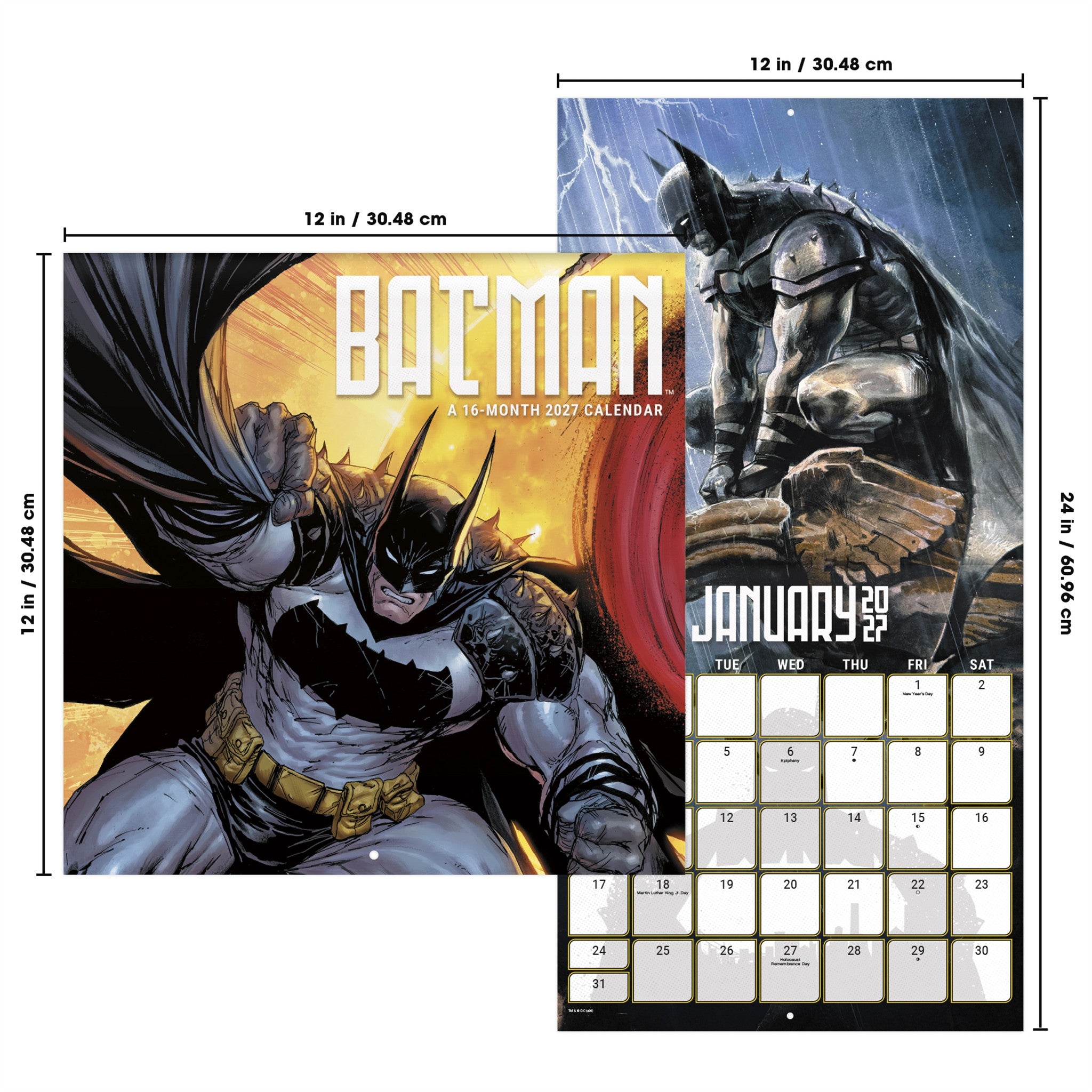 The Batman - Calendrier mural 2027