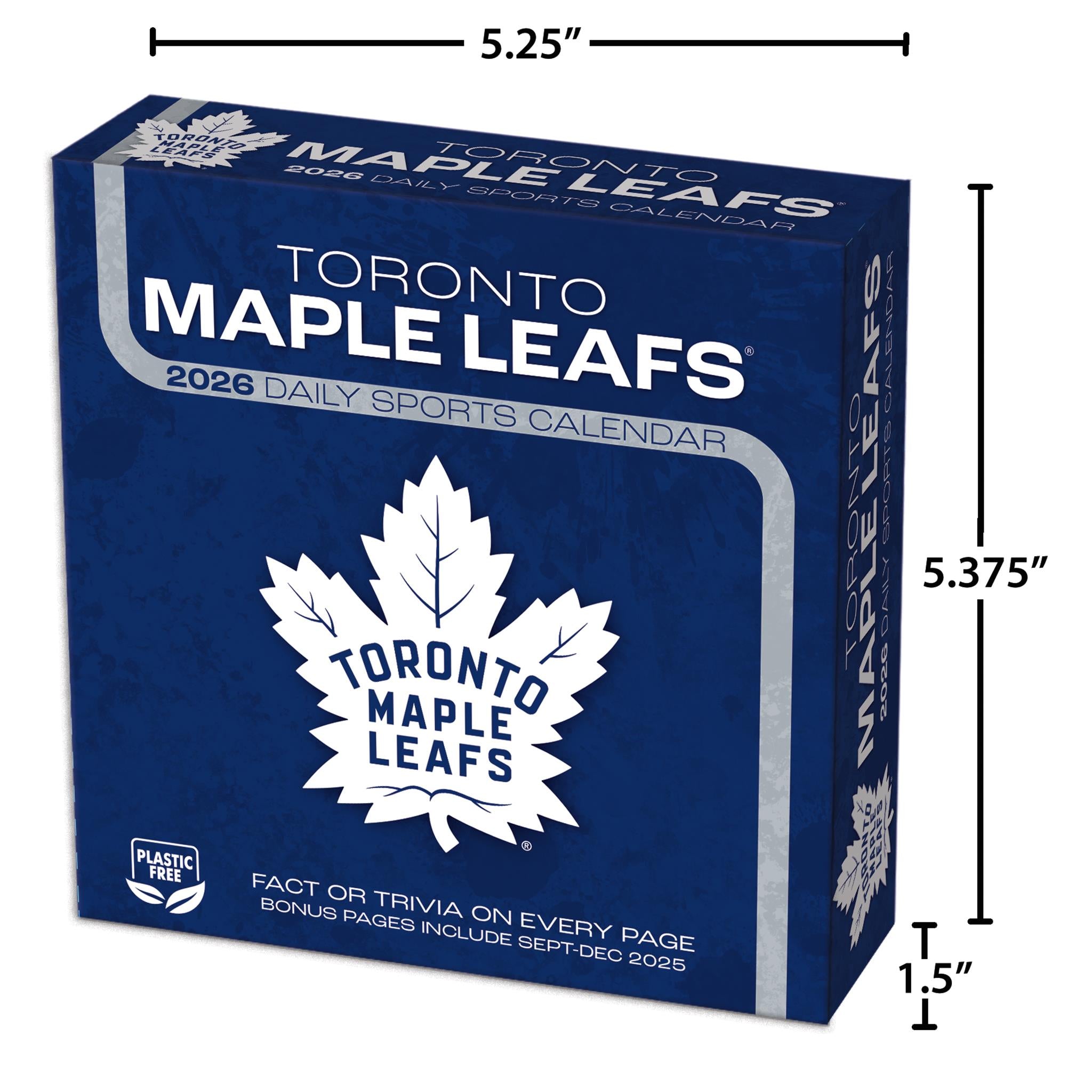 NHL Toronto Maple Leafs 2026 Box Calendar