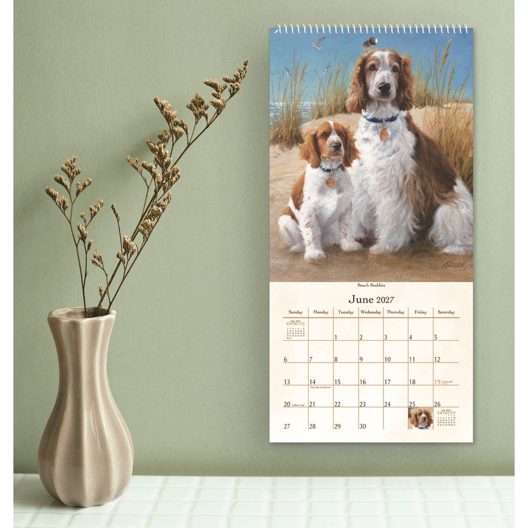 Must Love Dogs 2027 Slim Calendar - Online Only