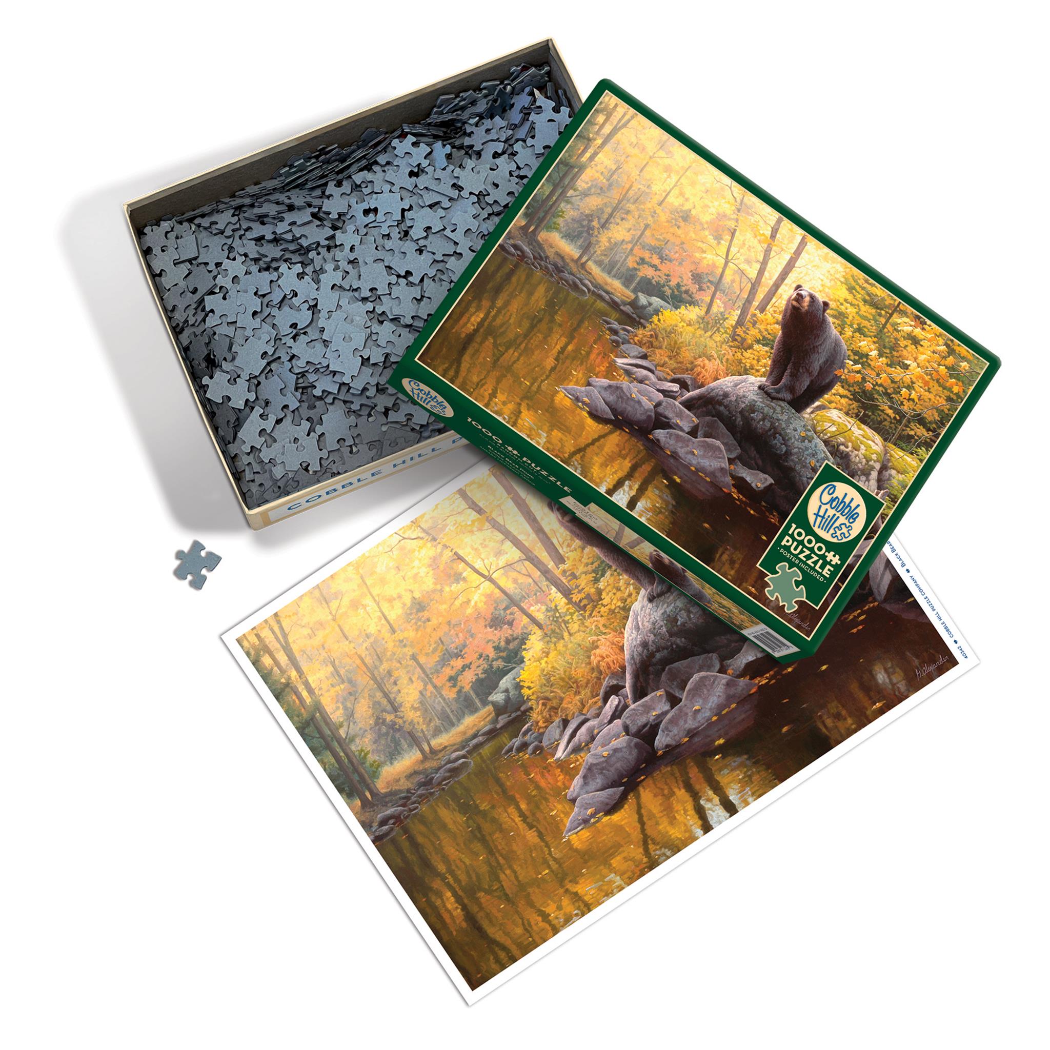 Puzzle exclusif Black Bear Pond de 1000 pièces
