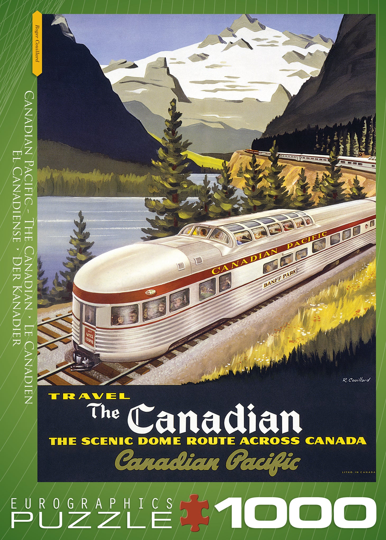 The Canadian Canadian Pacific Rail 1000 Piece Puzzle - Online Only