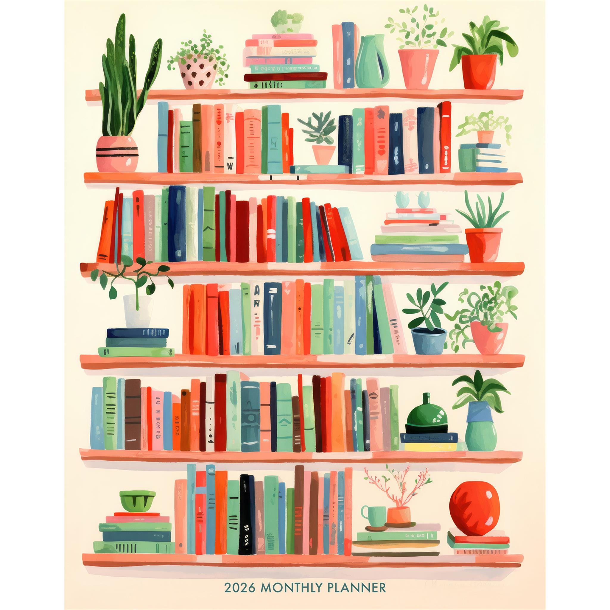 Agenda mensuel Boho Books 2026