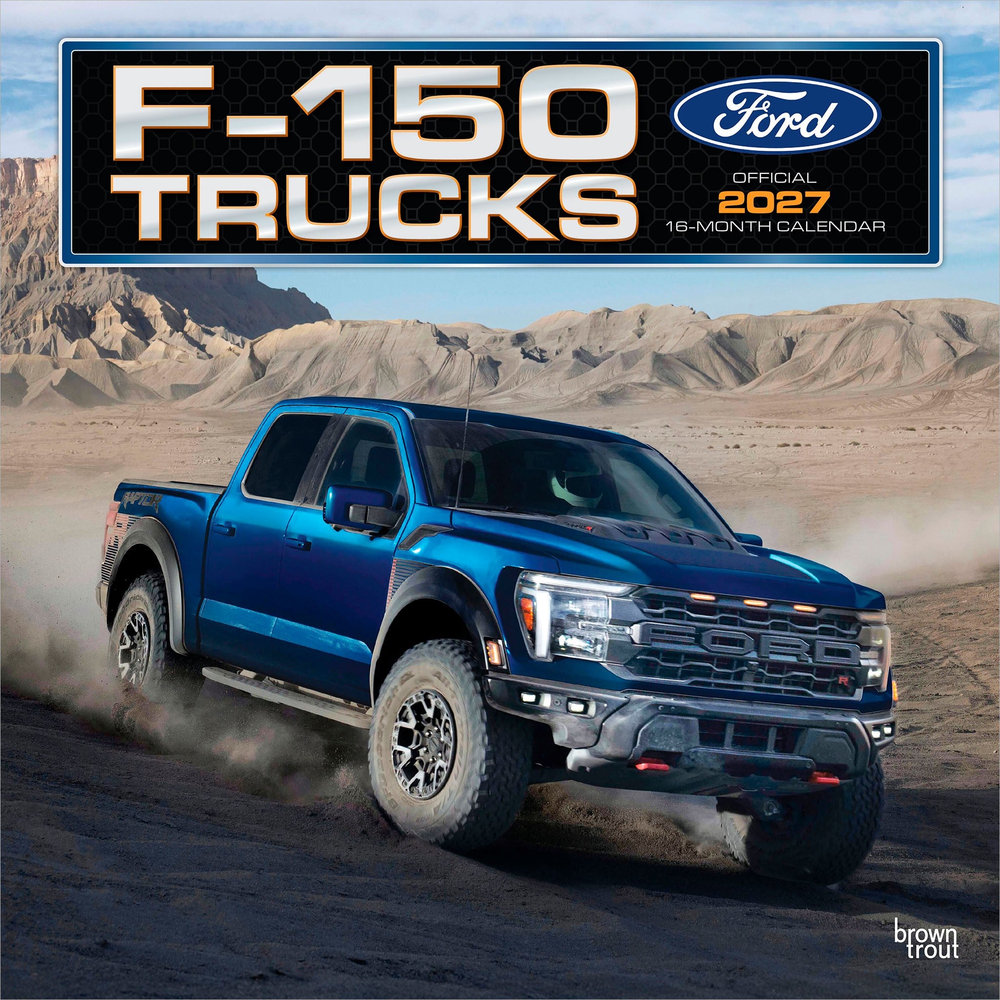 Ford F150 Trucks 2027 Wall Calendar