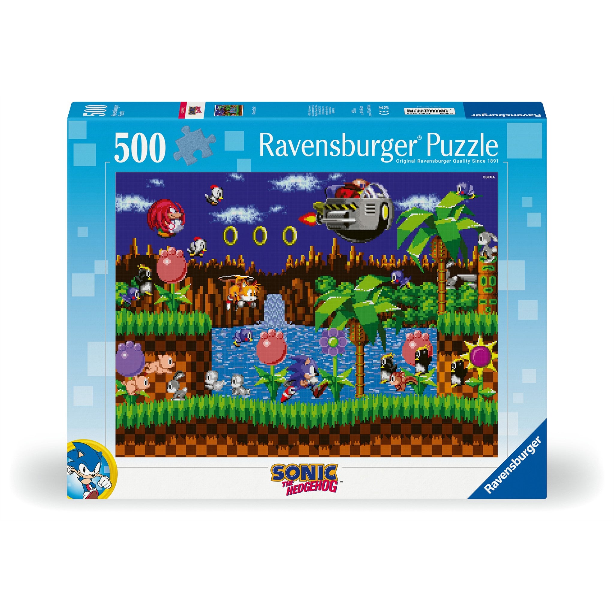 Classic Sonic 500 Piece Puzzle