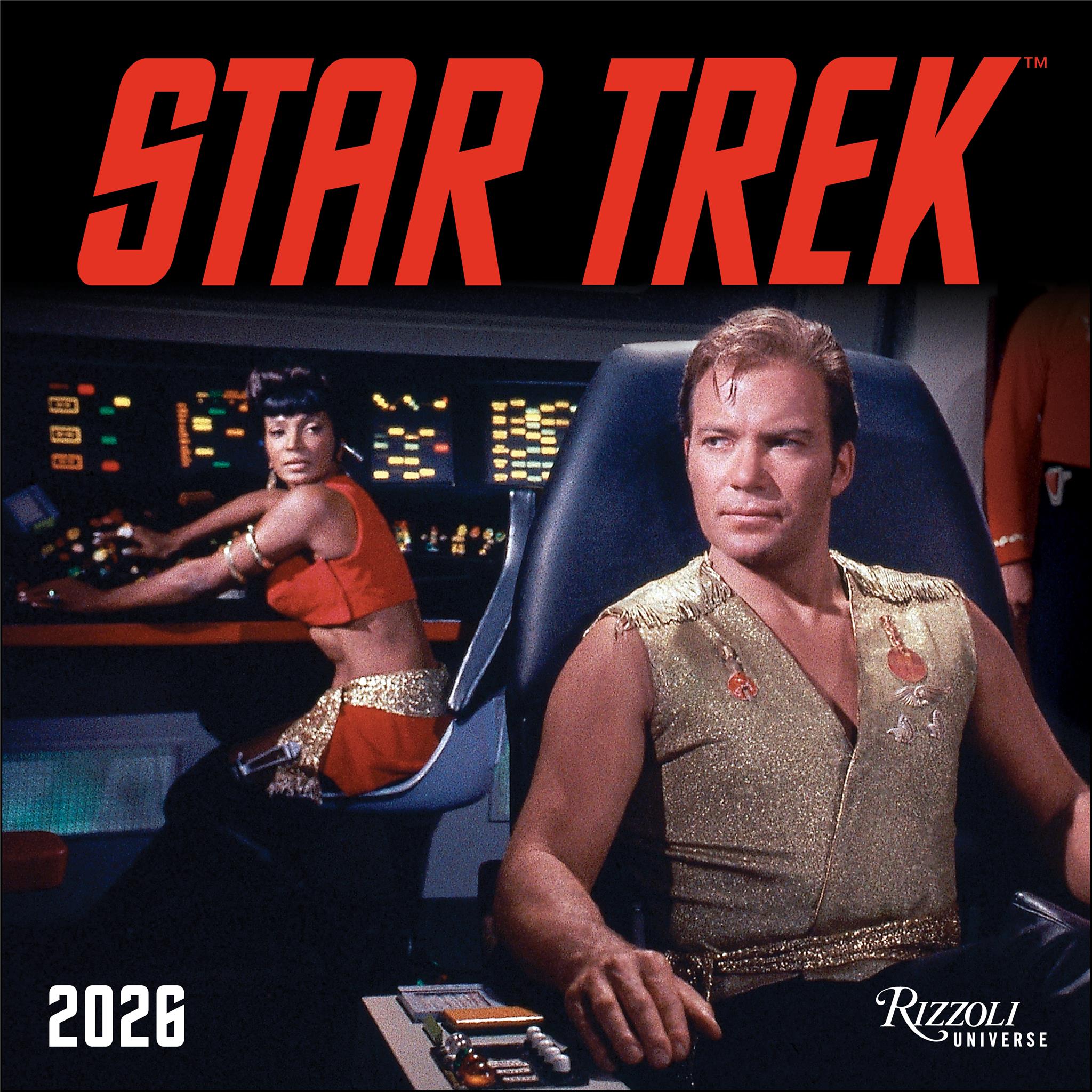 Calendrier mural Star Trek 2026