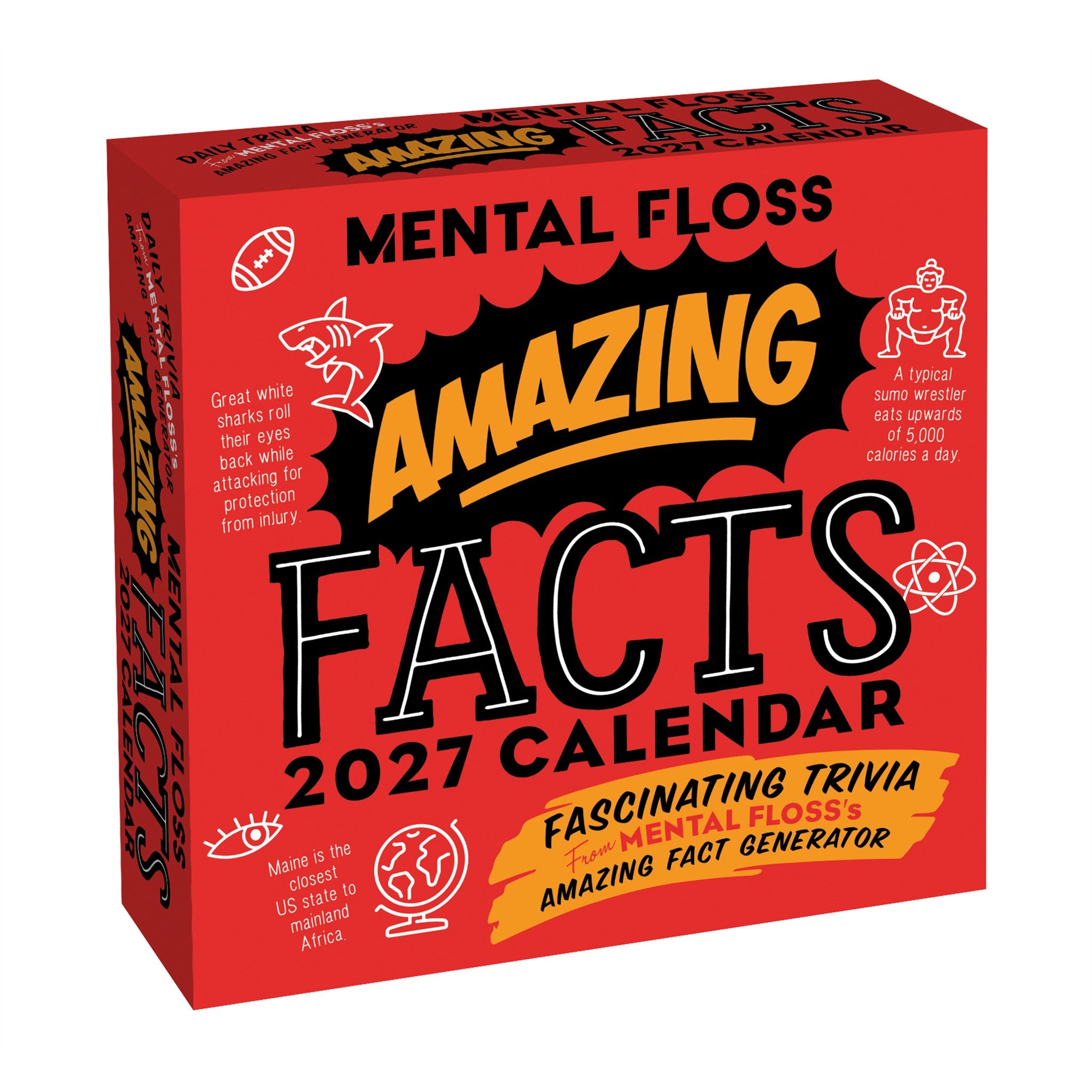 Amazing Facts from Mental Floss 2027 Box Calendar