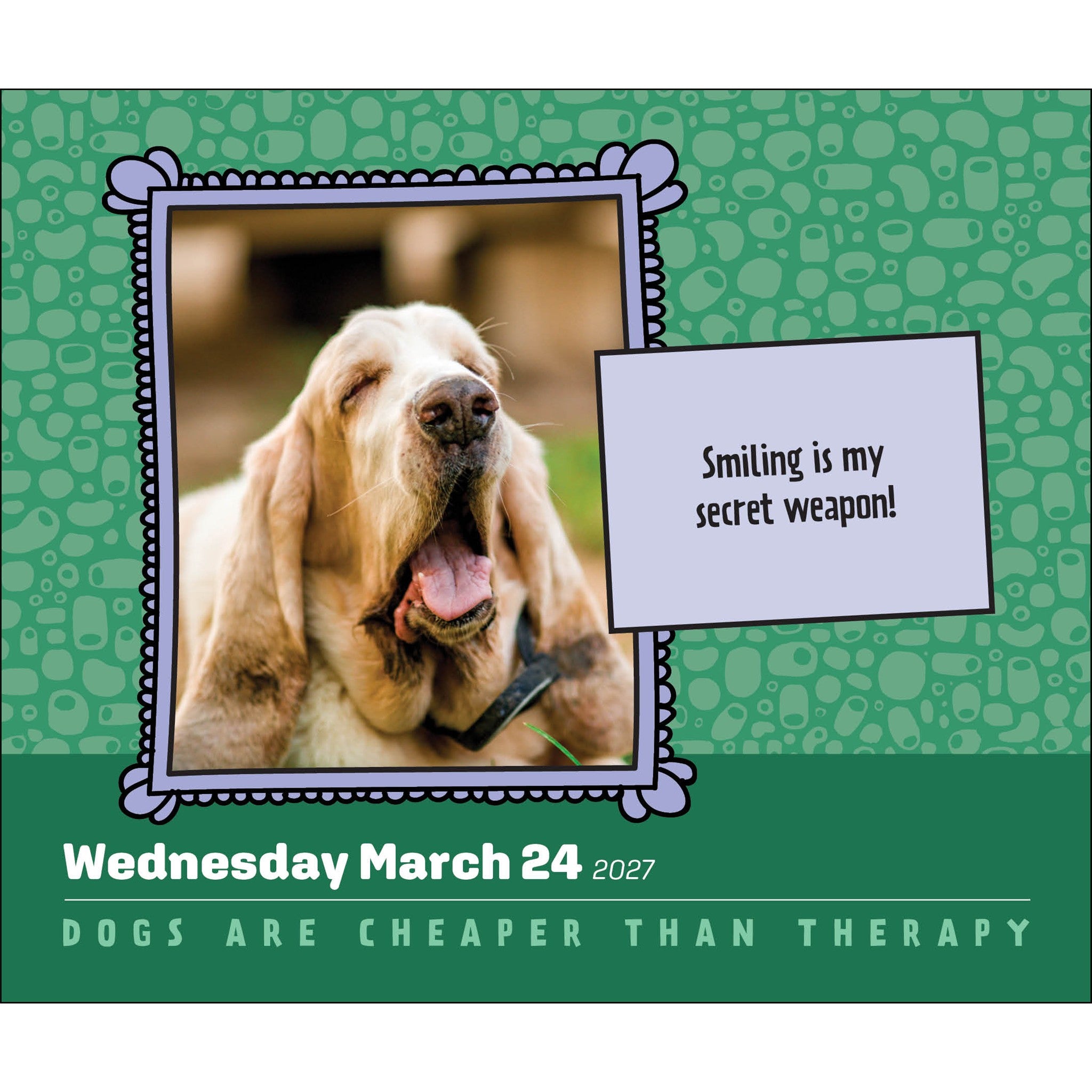 Dogs Are Cheaper Than Therapy 2027 Box Calendar