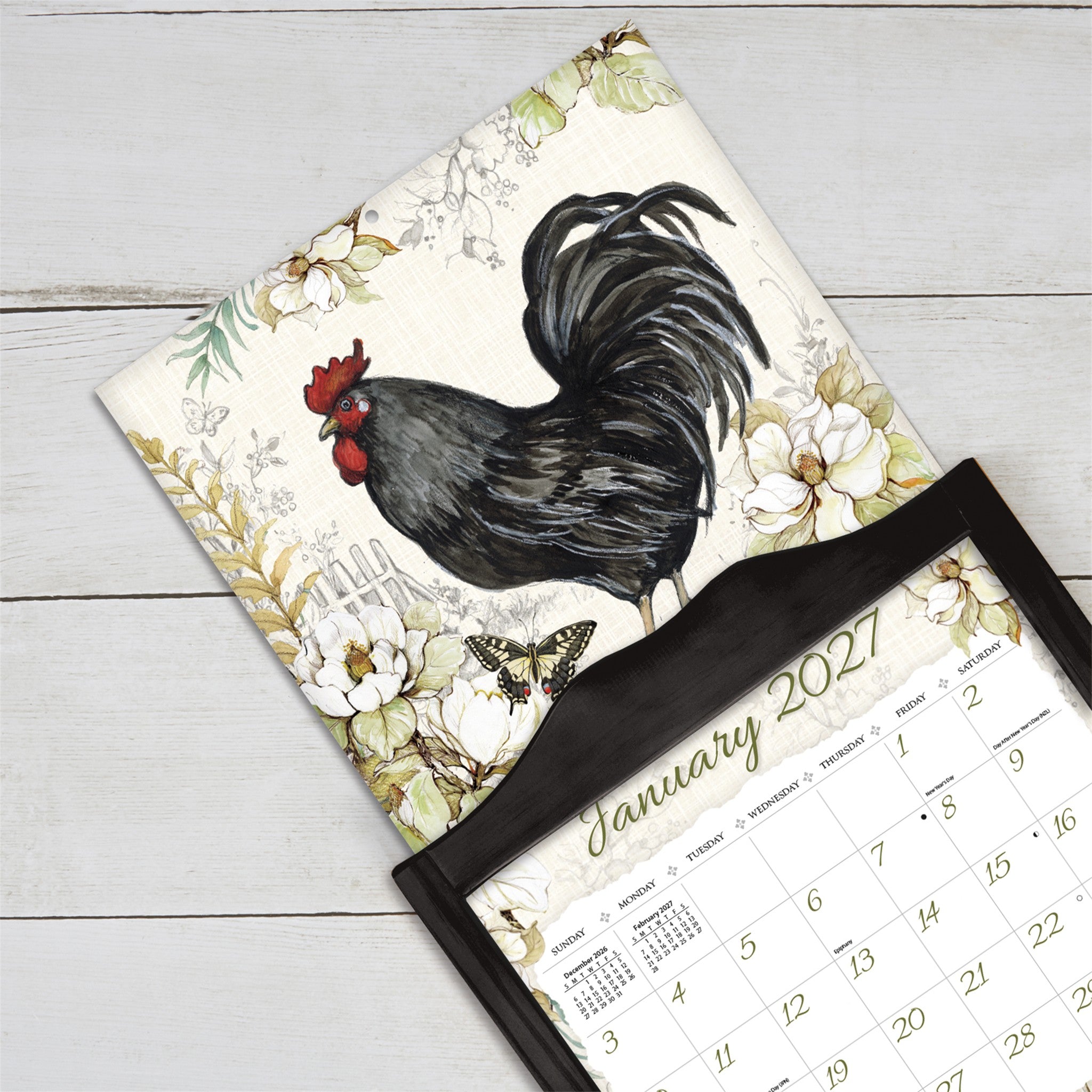 Proud Rooster Special Edition with Print 2027 Wall Calendar