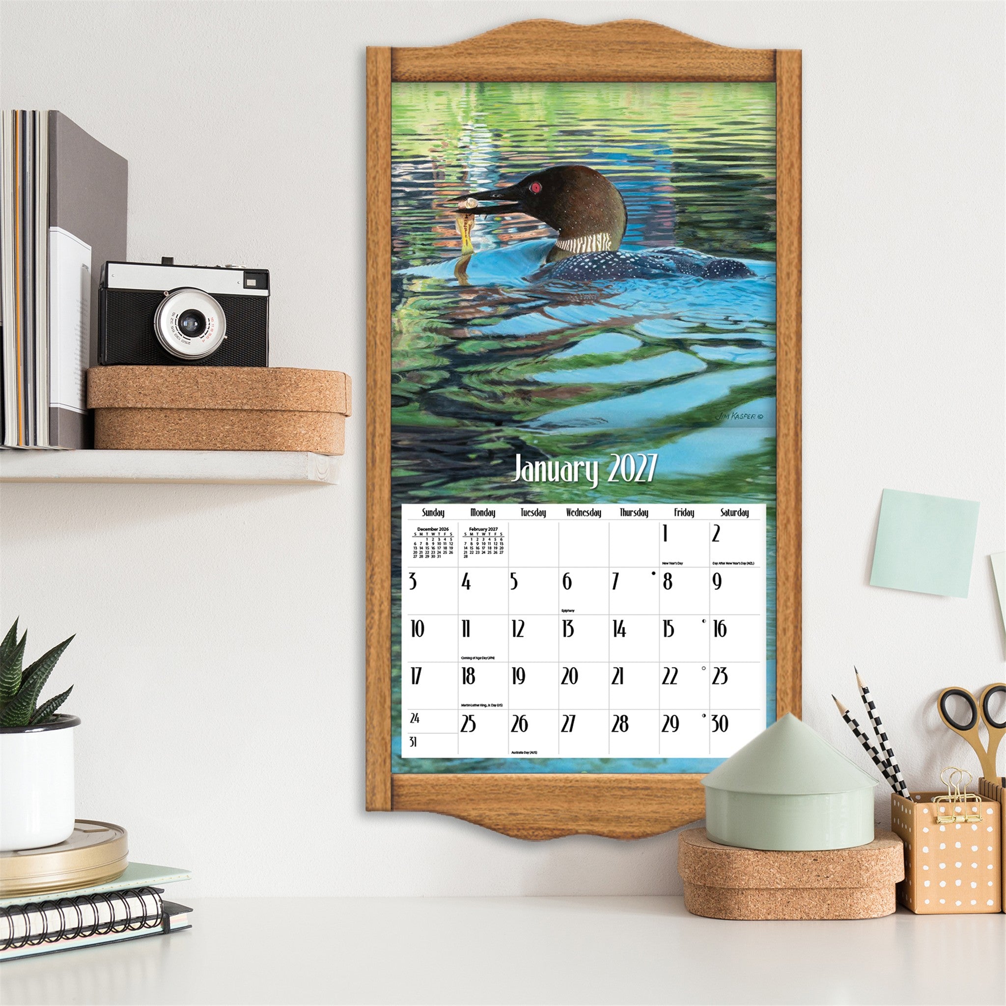 Calendrier Mural Loons On The Lake 2027