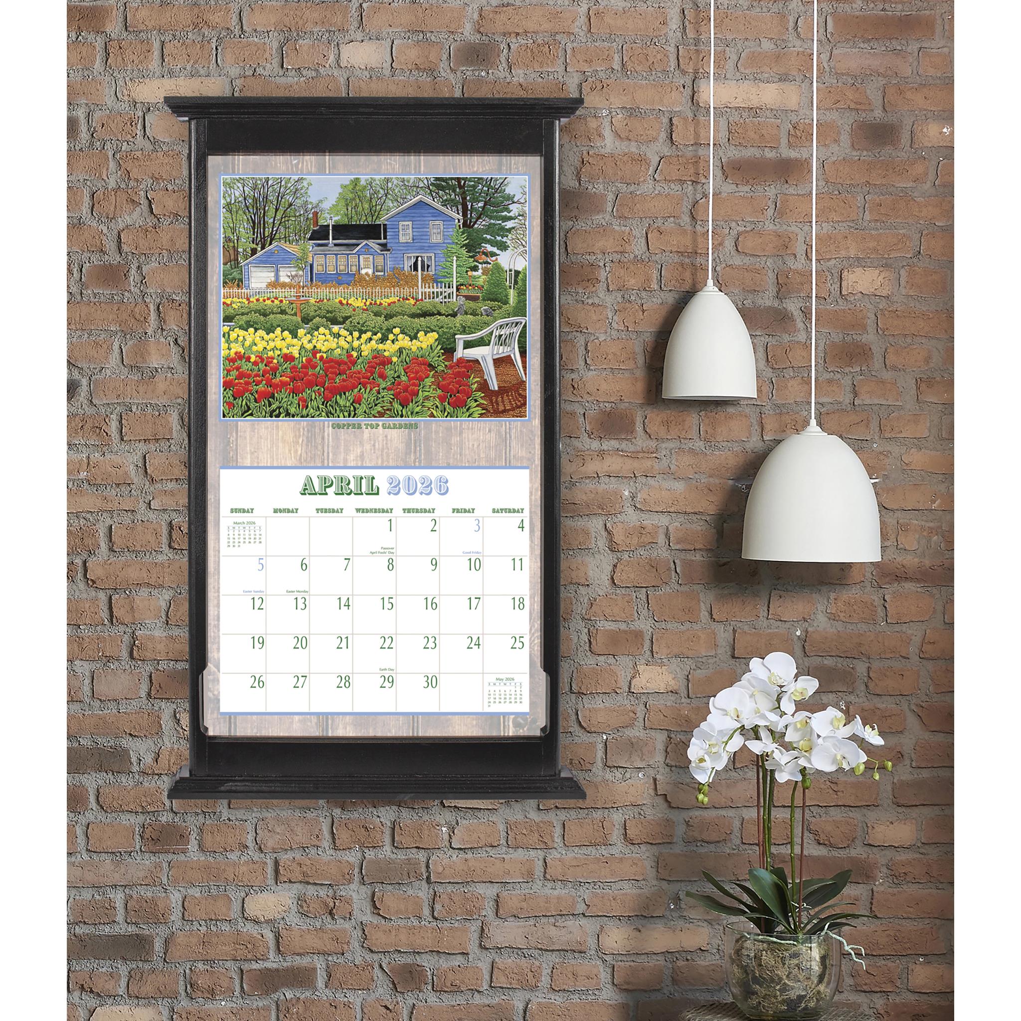 Calendrier mural Garden Glory 2026 - Disponible uniquement en ligne