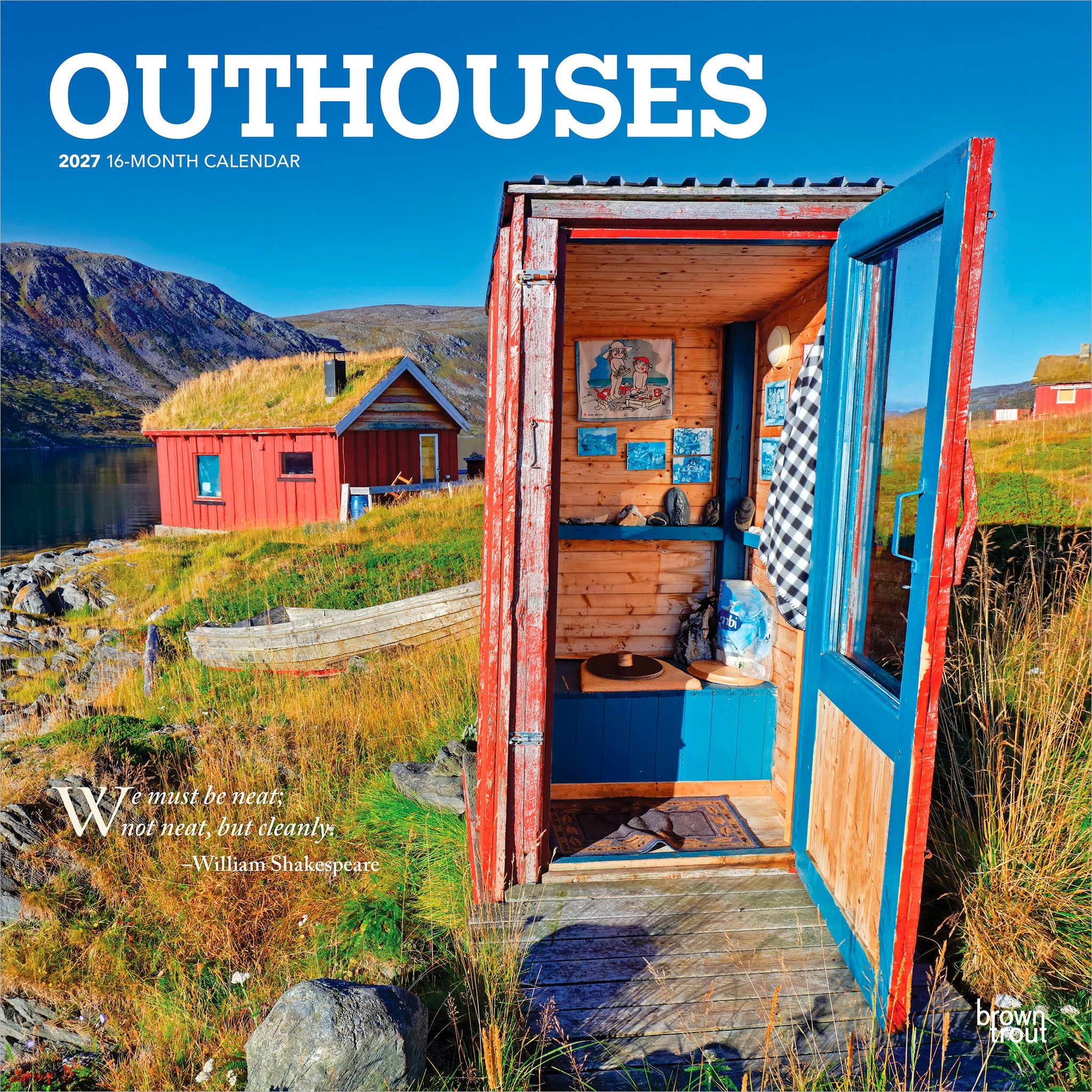 Outhouses 2027 Wall Calendar