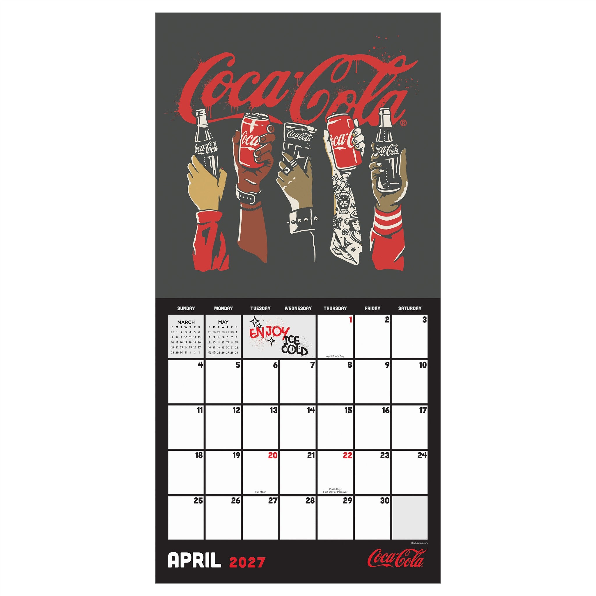 Coca Cola Classic Wall 2027 Wall Calendar