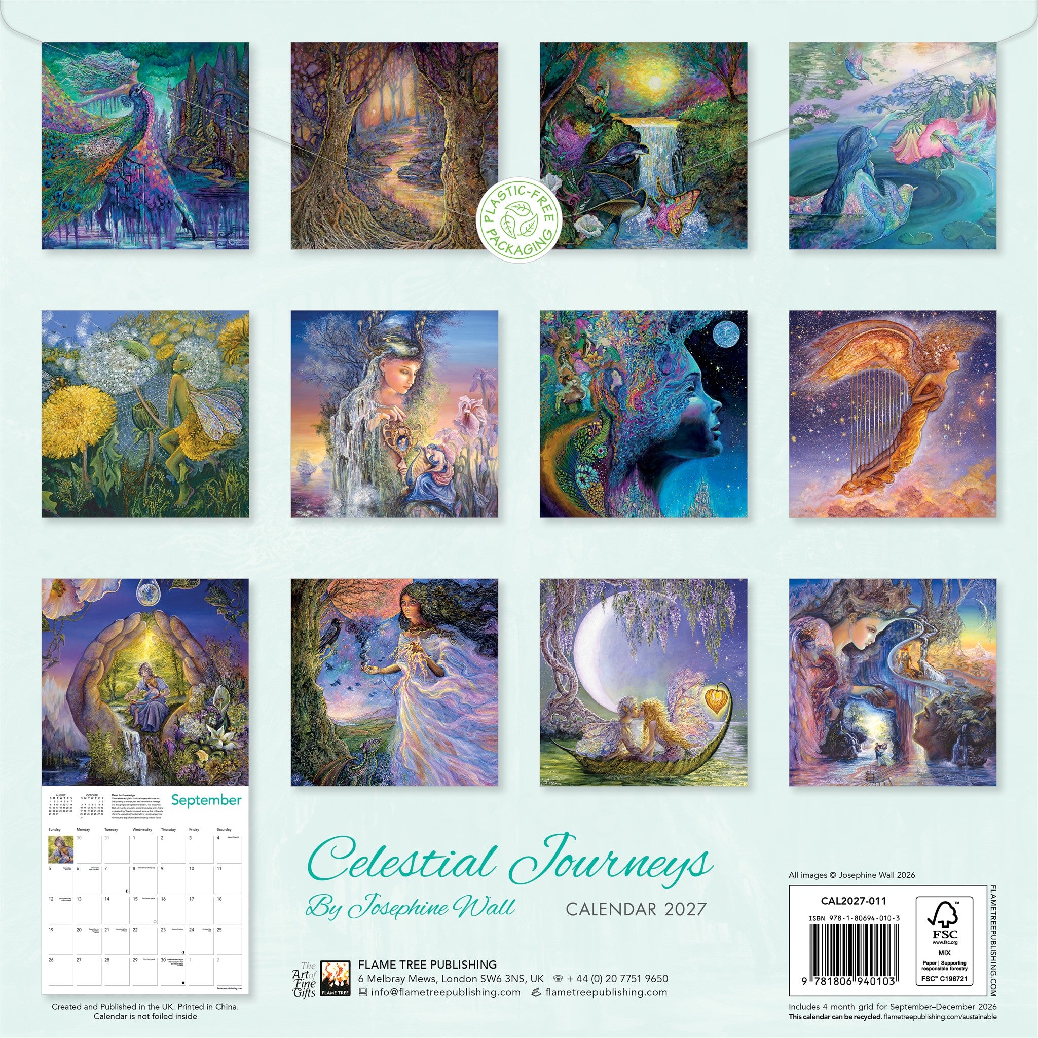 Celestial Journeys 2027 Wall Calendar