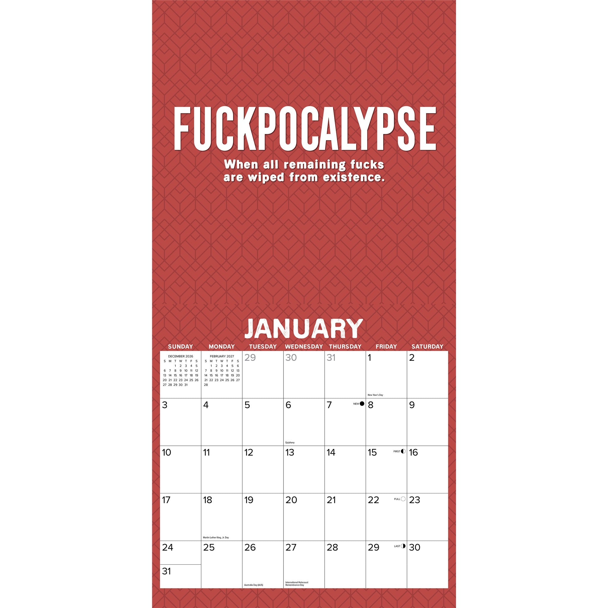 F*ckcabulary 2027 Wall Calendar