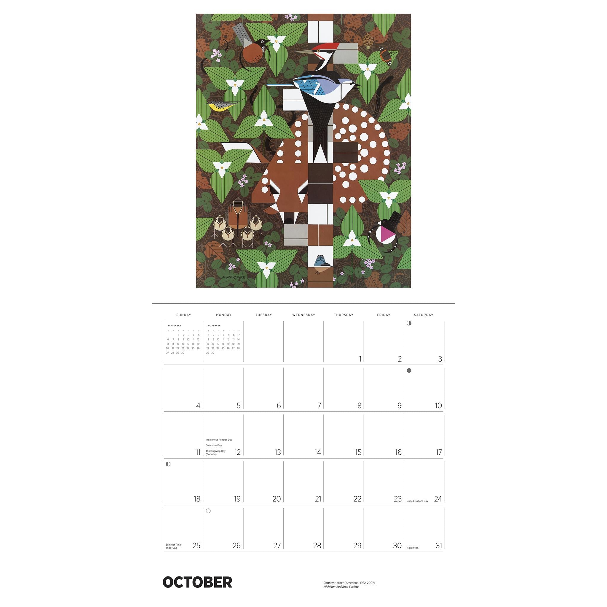 Charley Harper 2026 Wall Calendar