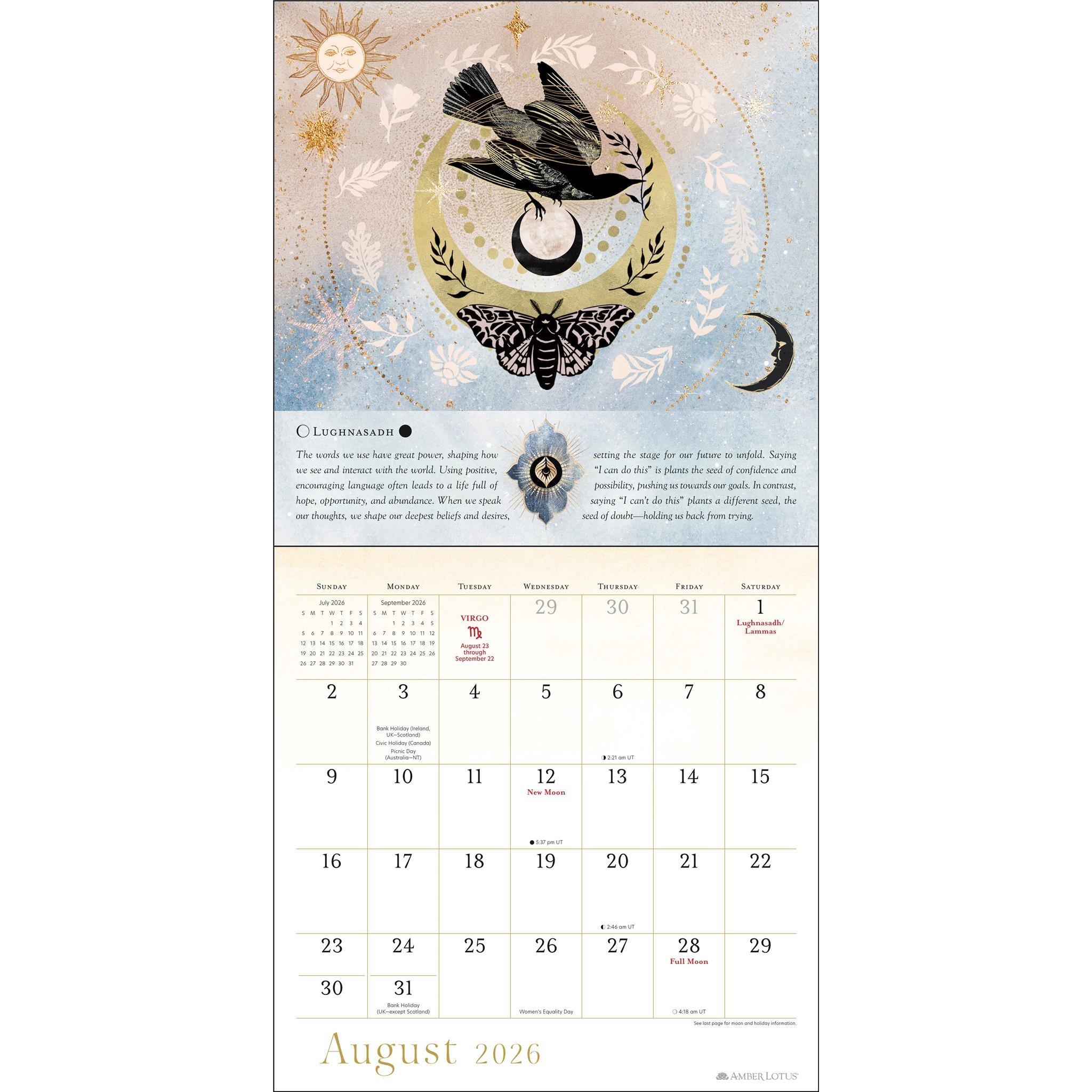 Year Of The Witch 2026 Wall Calendar - Online Only