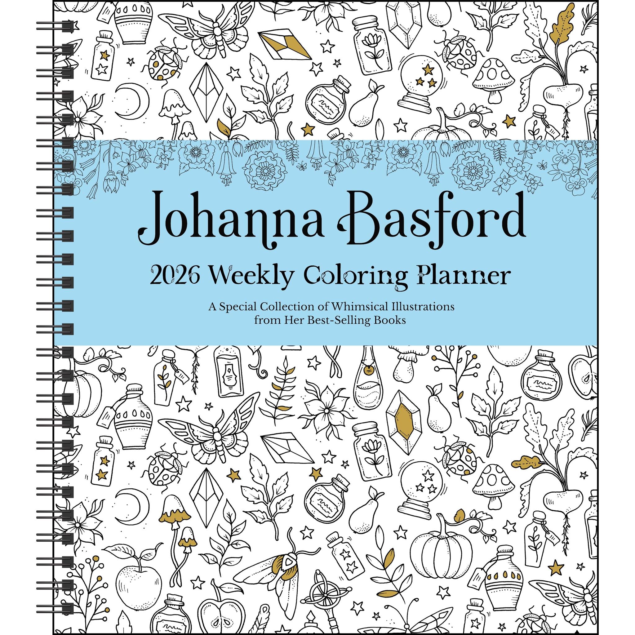 Johanna Basford Coloring 2026 Engagement Calendar