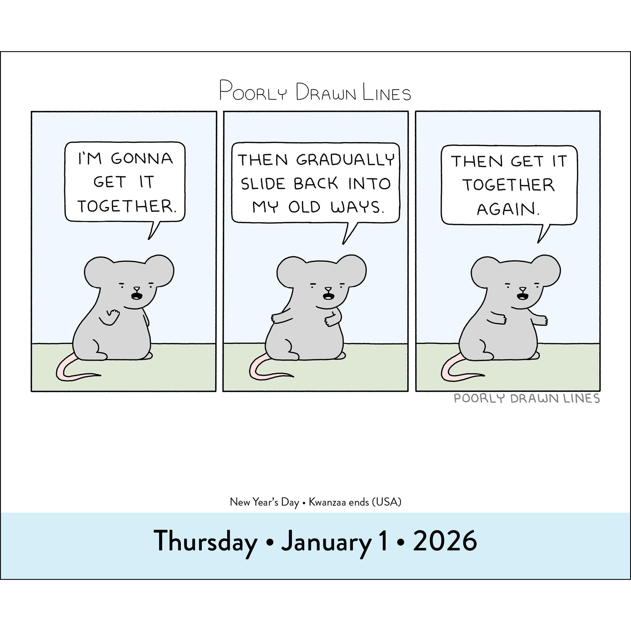 Calendrier 2026 « Lignes mal dessinées » (édition en ligne uniquement)