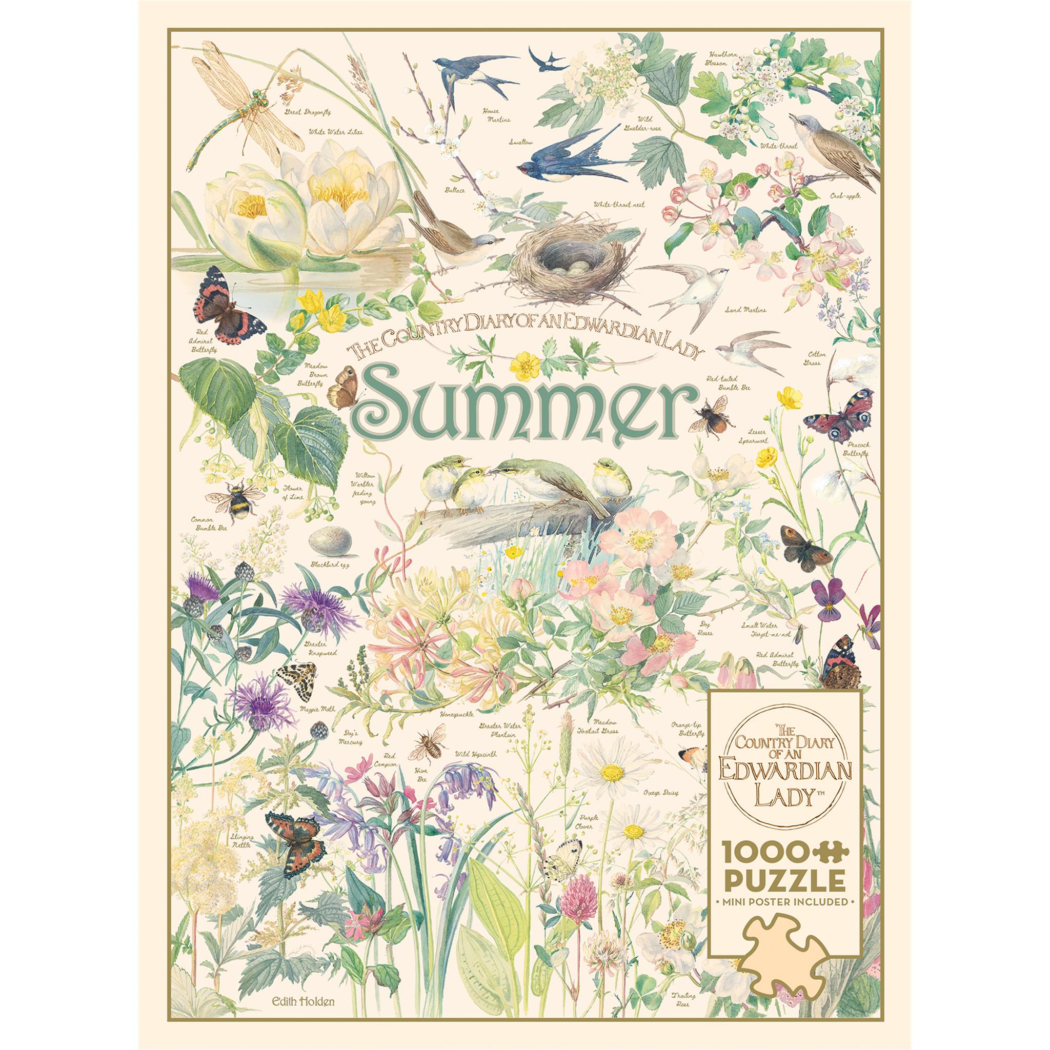 Country Diary: Summer 1000 Piece Puzzle Cobble Hill