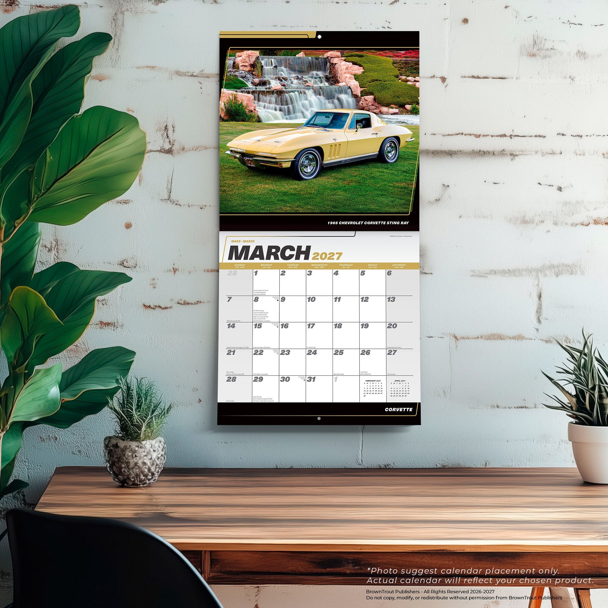 Corvette 2027 Wall Calendar