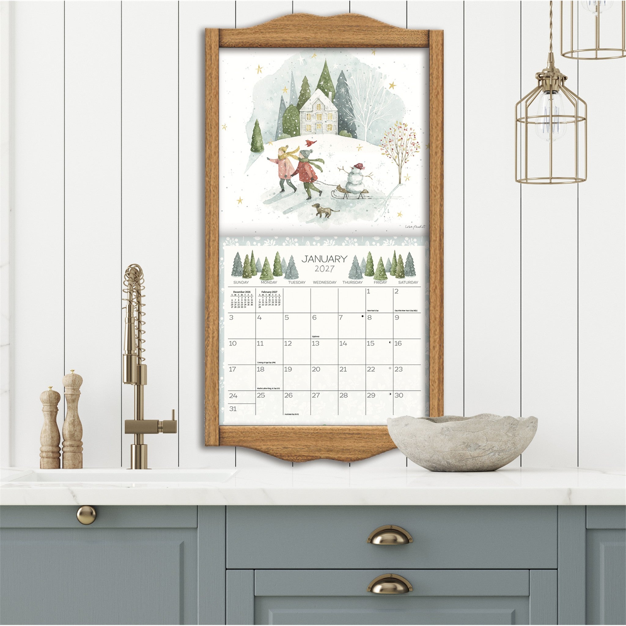 Blissful Moments 2027 Wall Calendar
