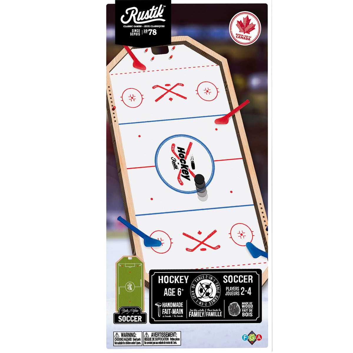 Hockey & Soccer 2 in 1 Table Game