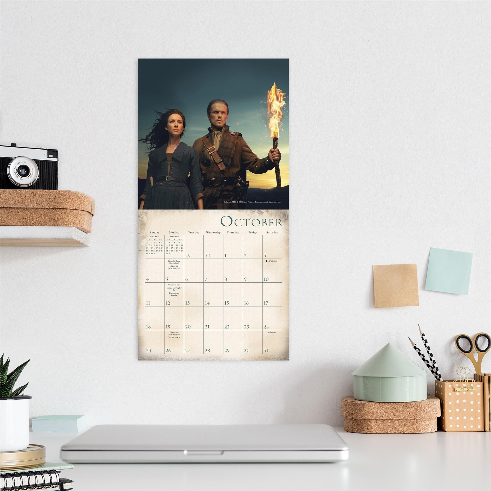 Mini-calendrier Outlander 2026