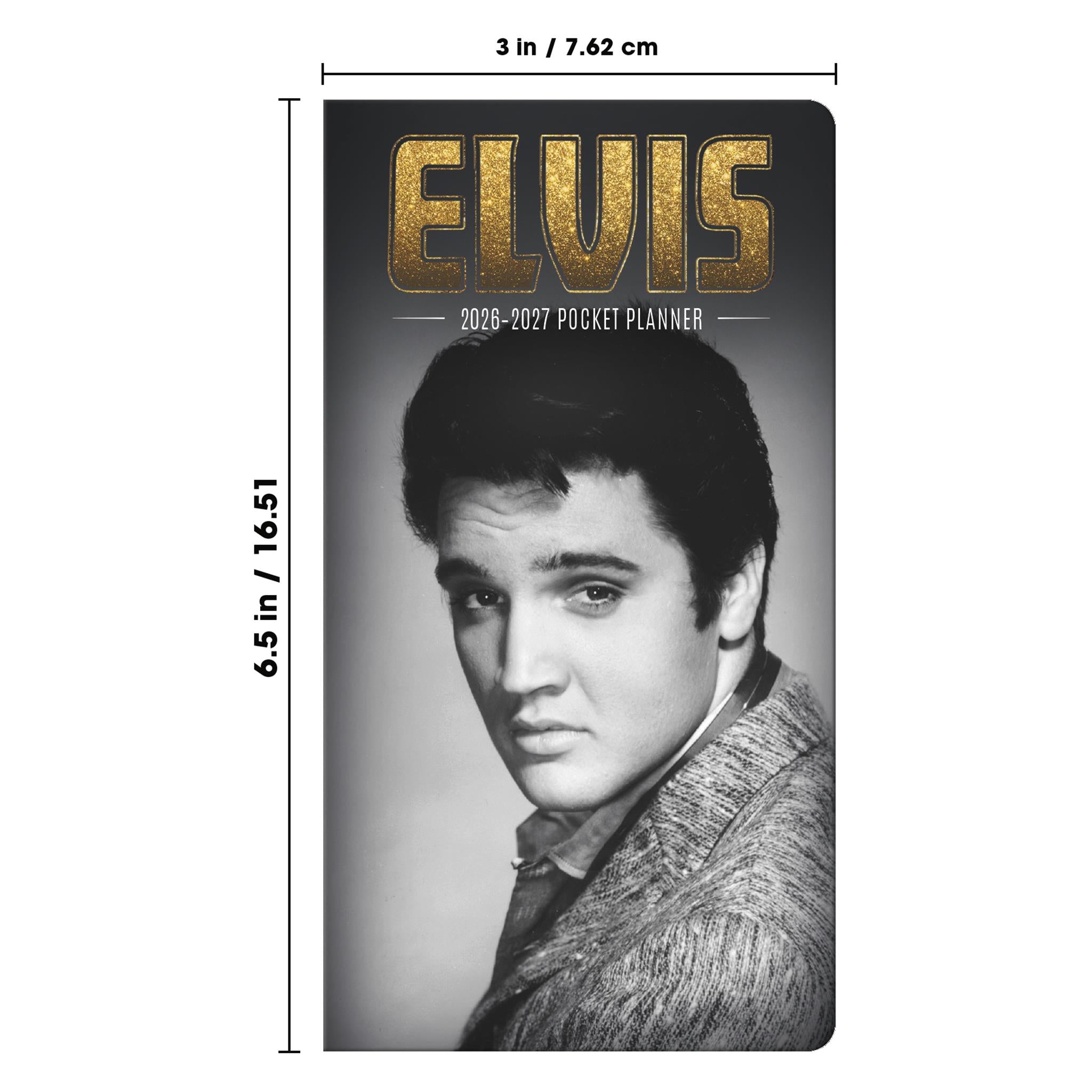 Elvis Presley 2026 2 Yr Pocket Planner Calendar - Online Only