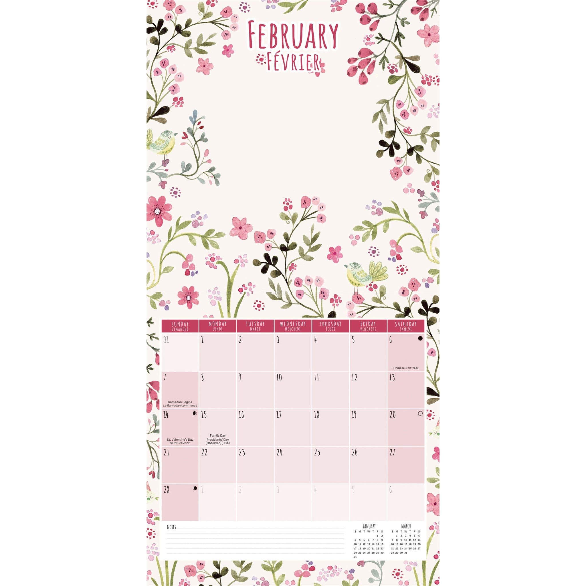 Cherished Memories Magnetic Photo 2027 Mini Calendar