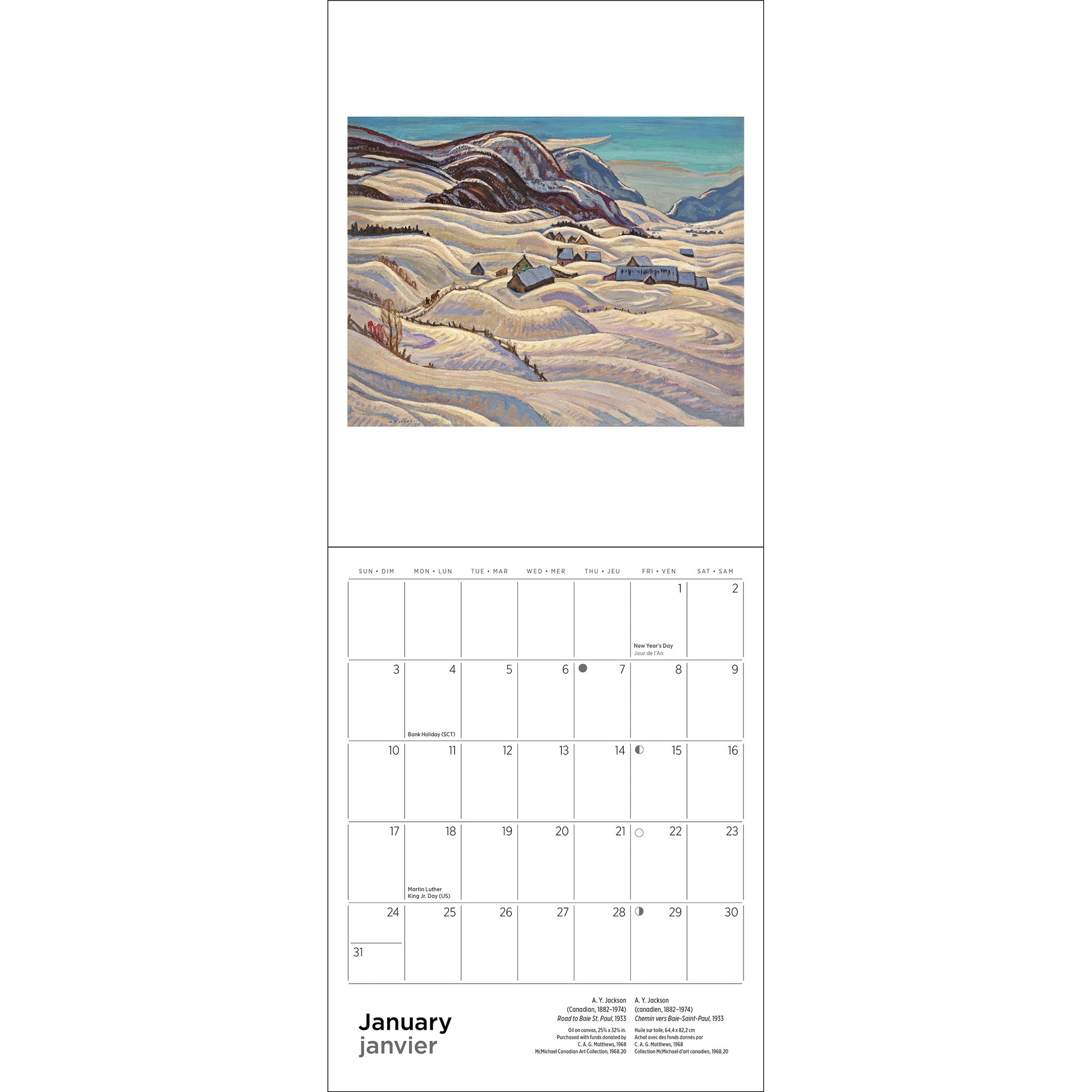 The Group of Seven 2027 Mini Calendar