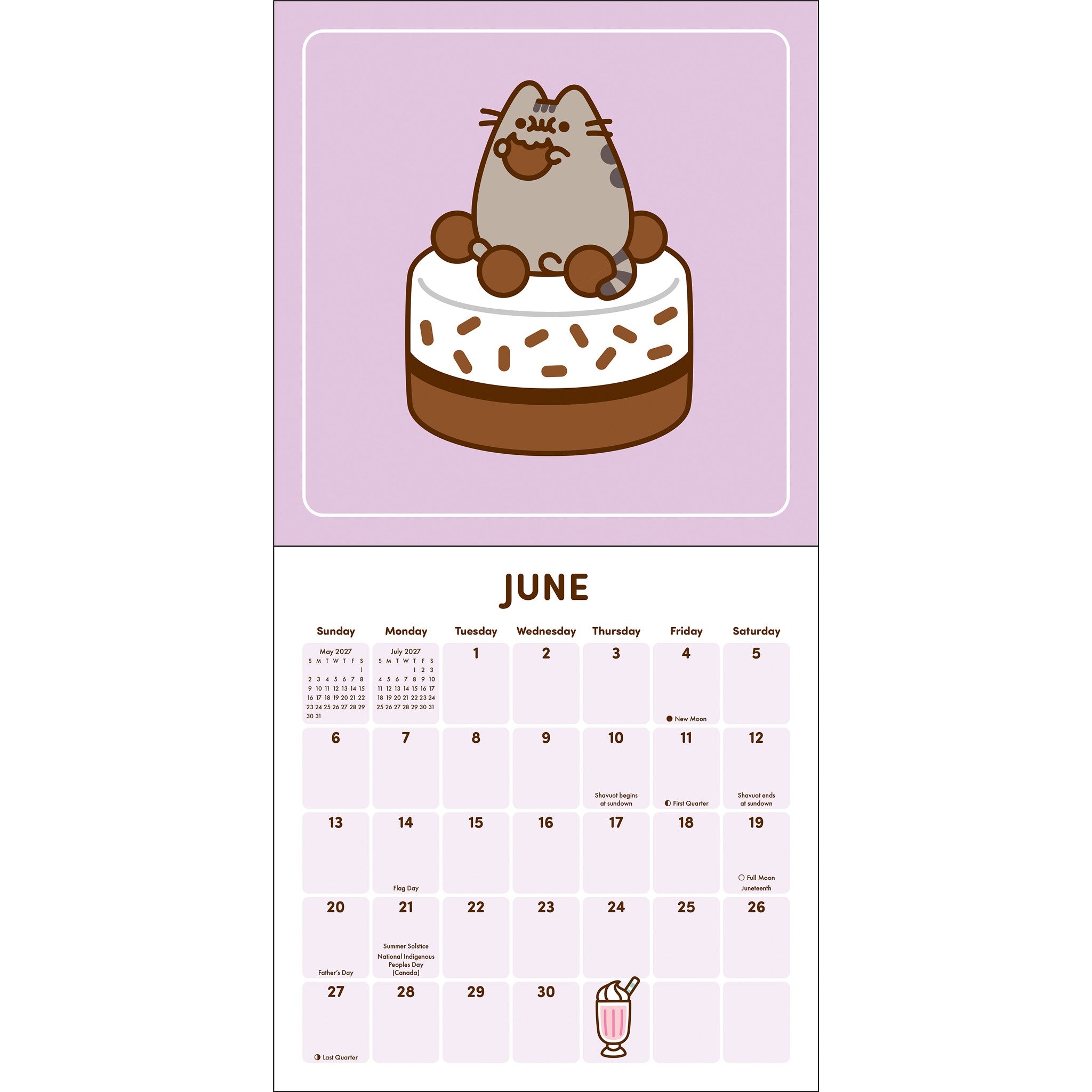 Pusheen 2027 Mini Calendar