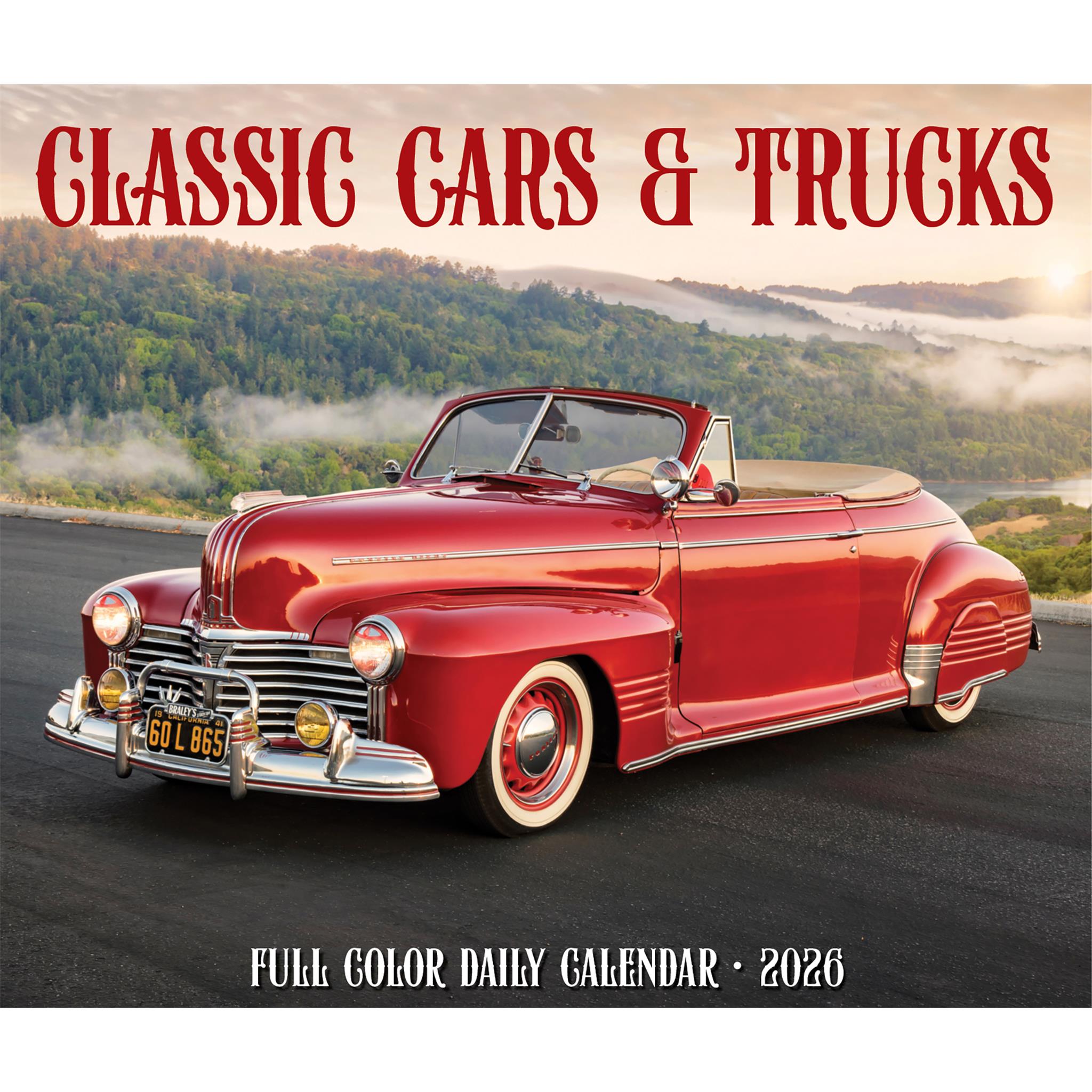 Calendrier en boîte Voitures et camions classiques 2026