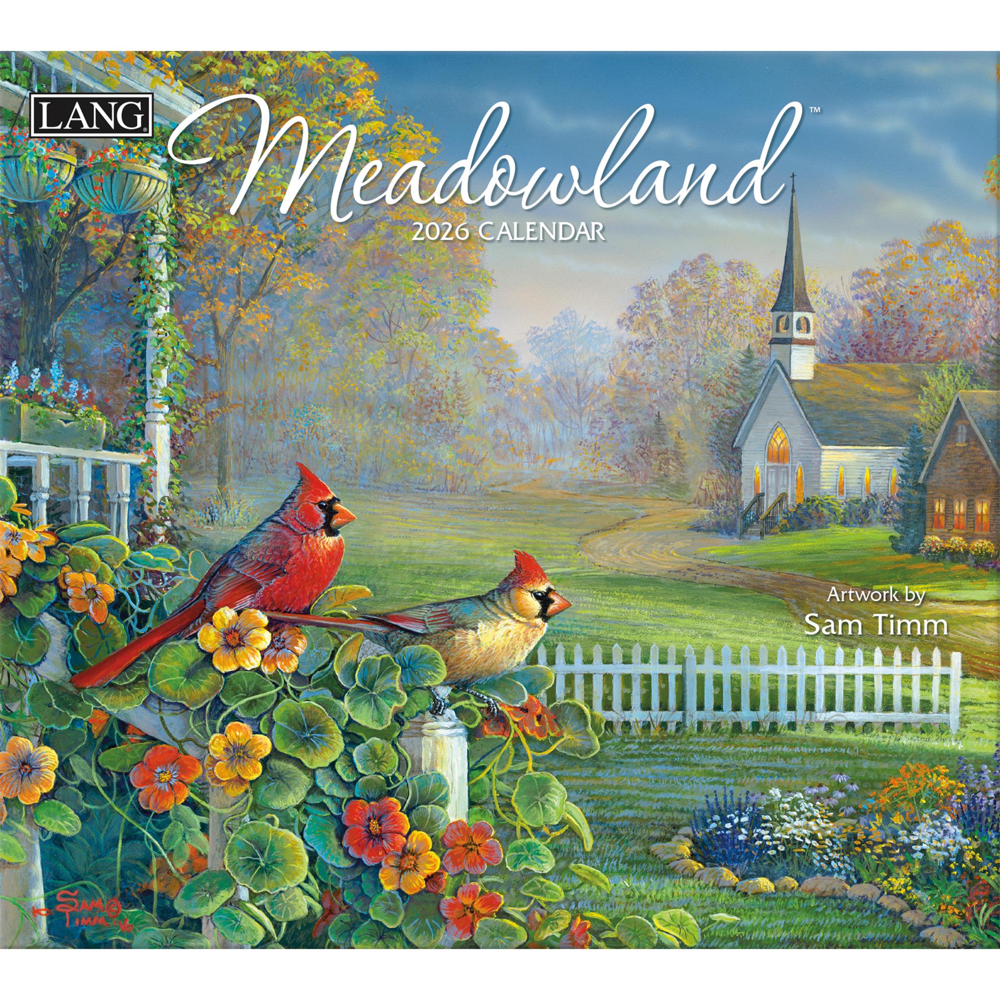 Calendrier mural Meadowland 2026 - Disponible uniquement en ligne