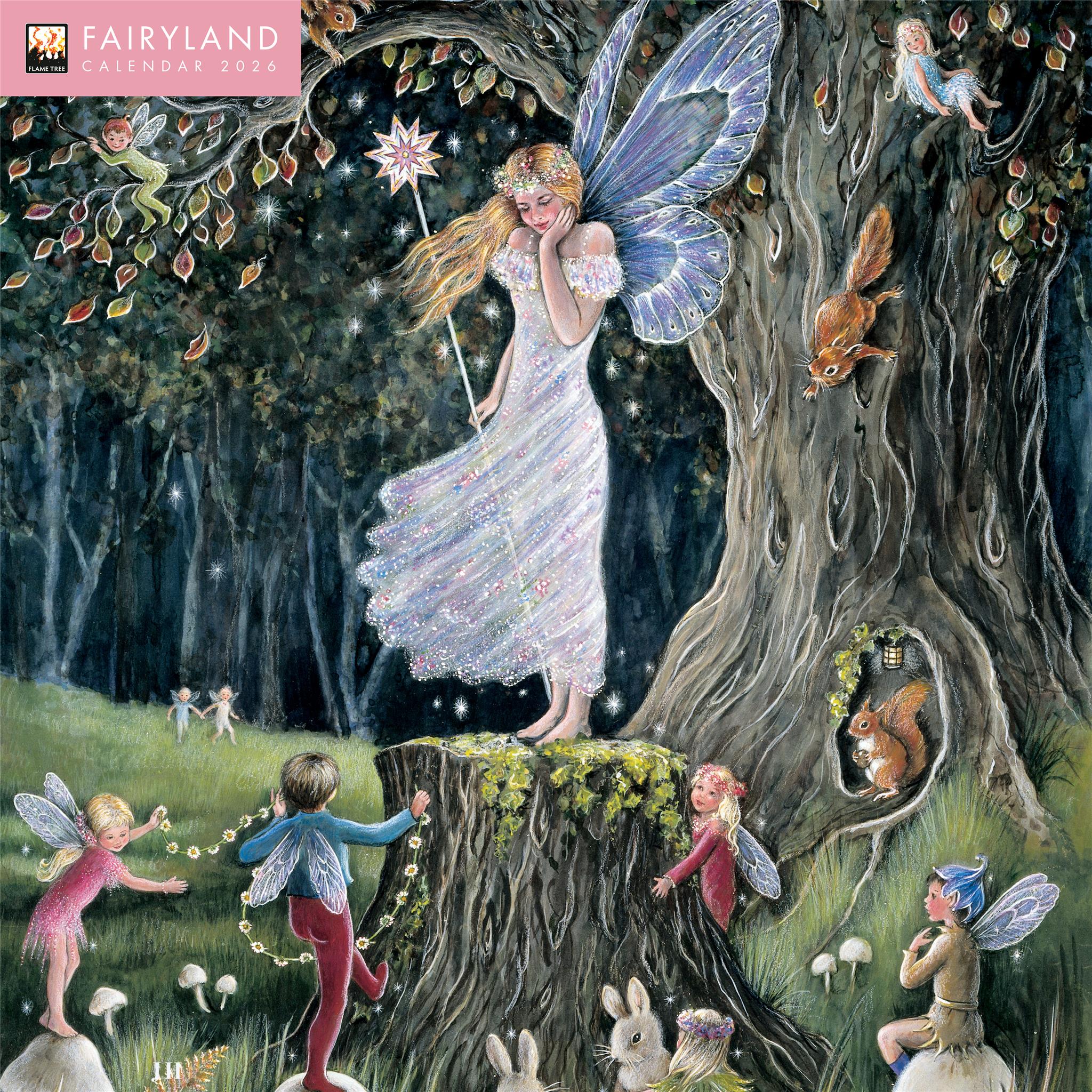 Calendrier mural Fairyland de Jean et Ron Henry 2026