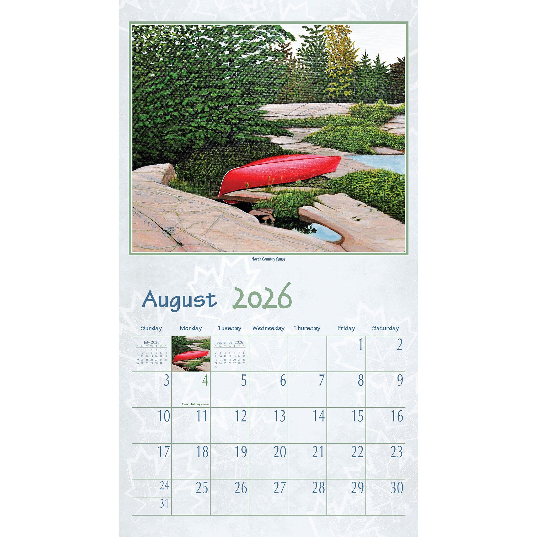 Northern Getaway 2026 Wall Calendar - Online Only