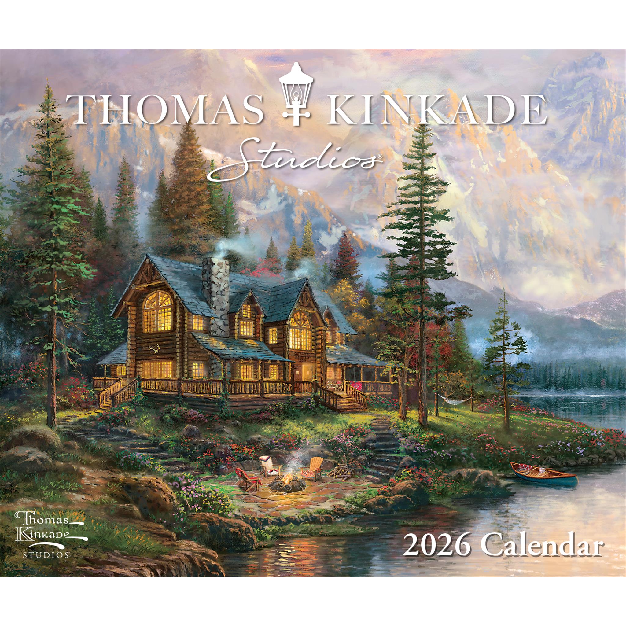 Calendrier en boîte 2026 des studios Thomas Kinkade