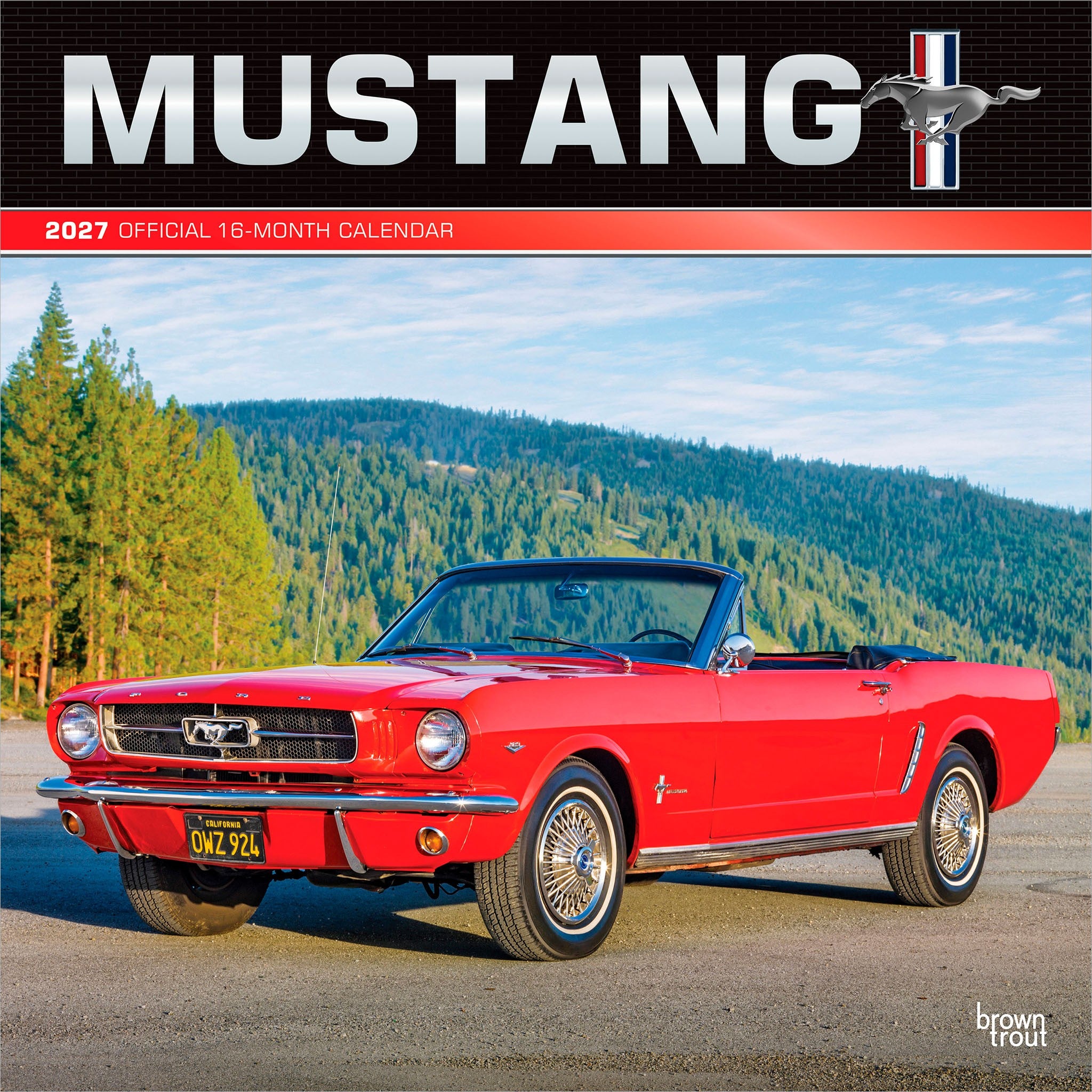 Mustang 2027 Wall Calendar