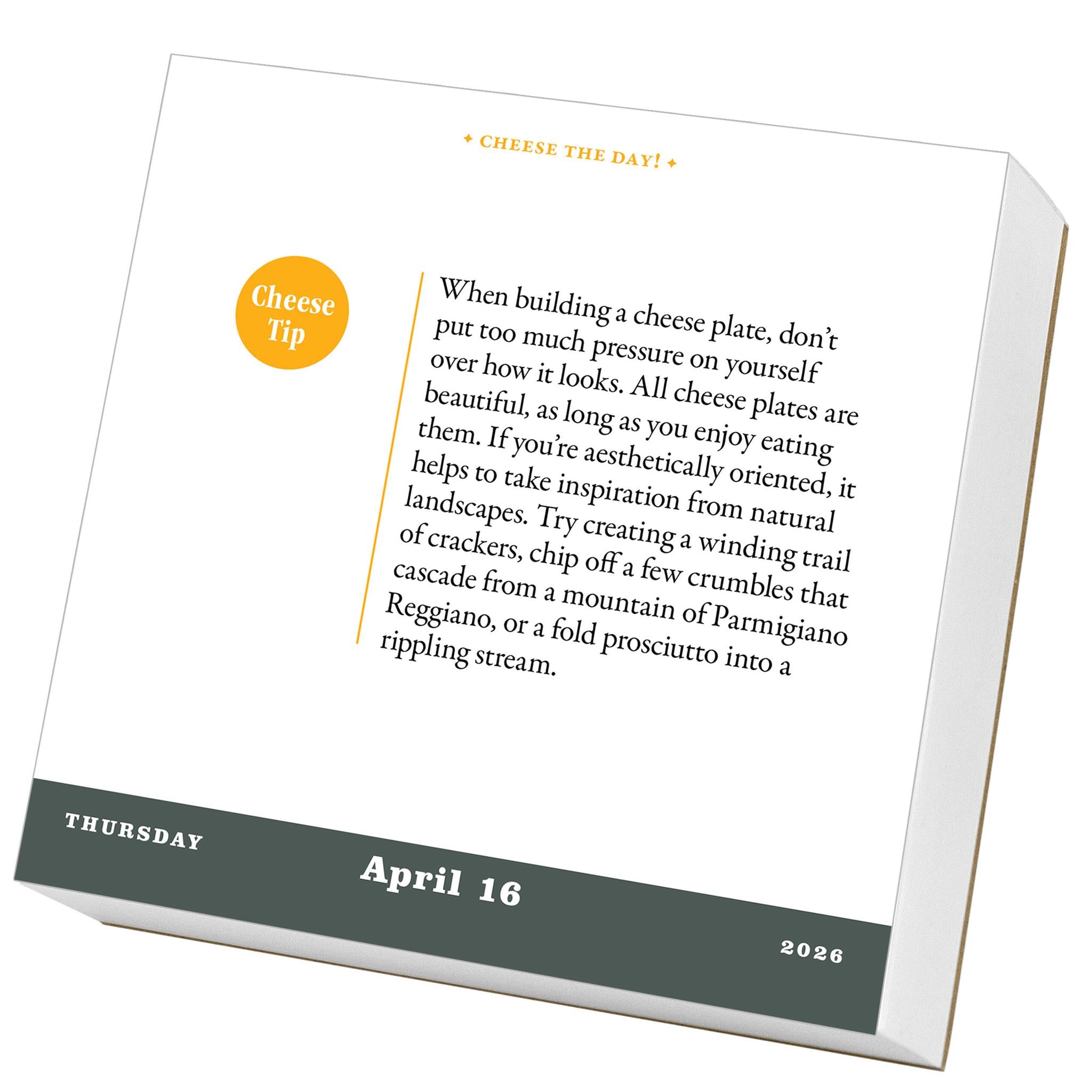 Cheese Sex Death 2026 Box Calendar - Online Only