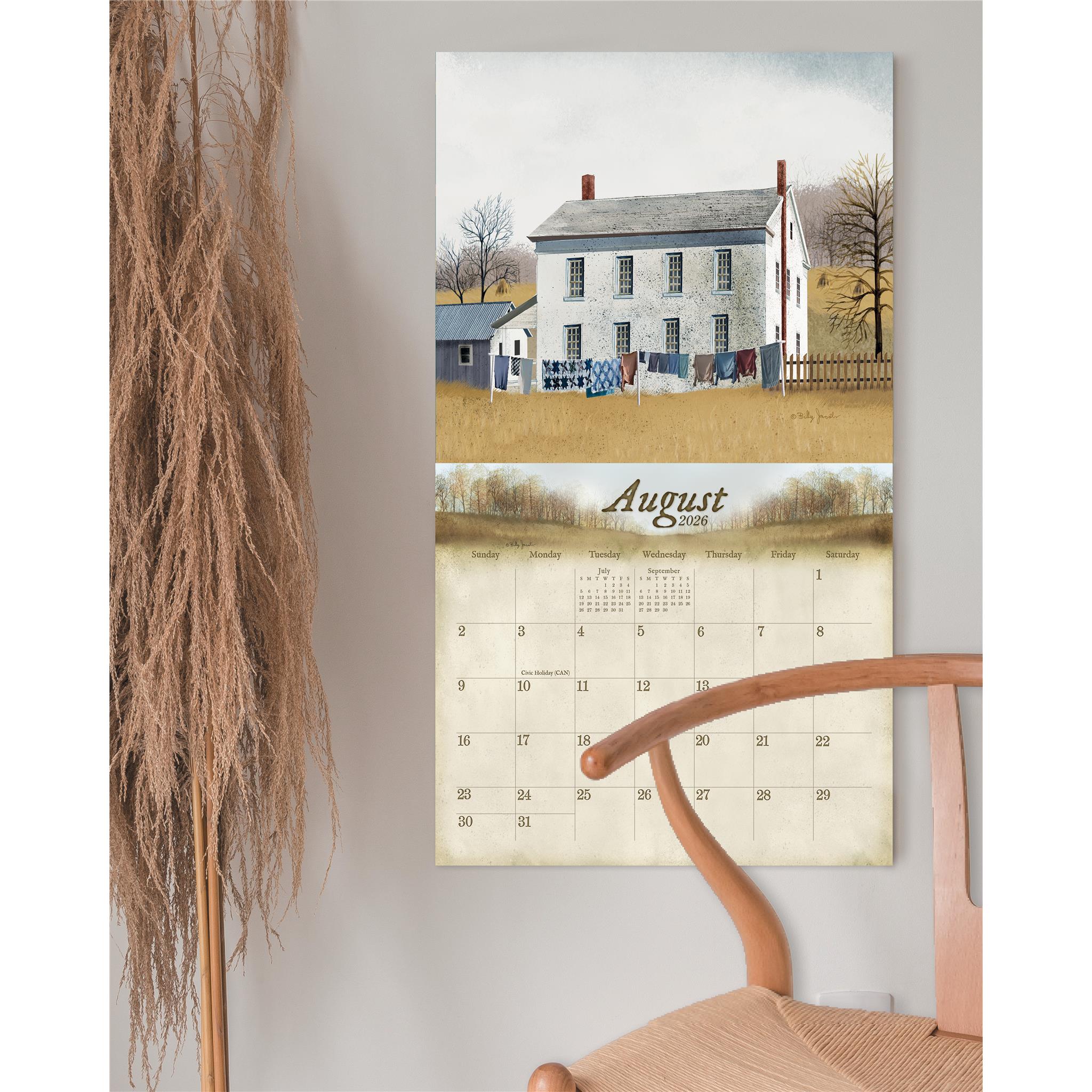 Road Home 2026 Deluxe Wall Calendar - Online Only