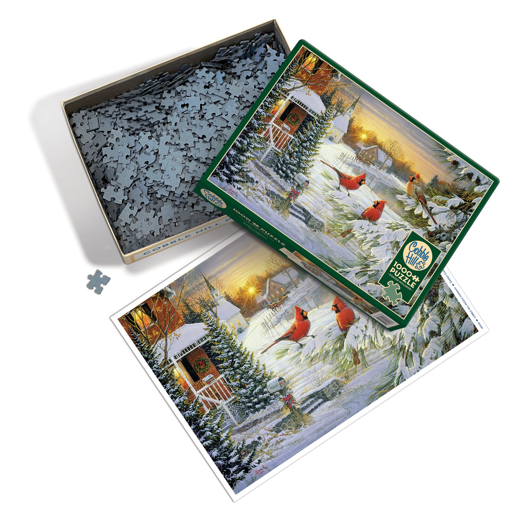 Puzzle exclusif Sunset Cardinals de 1000 pièces