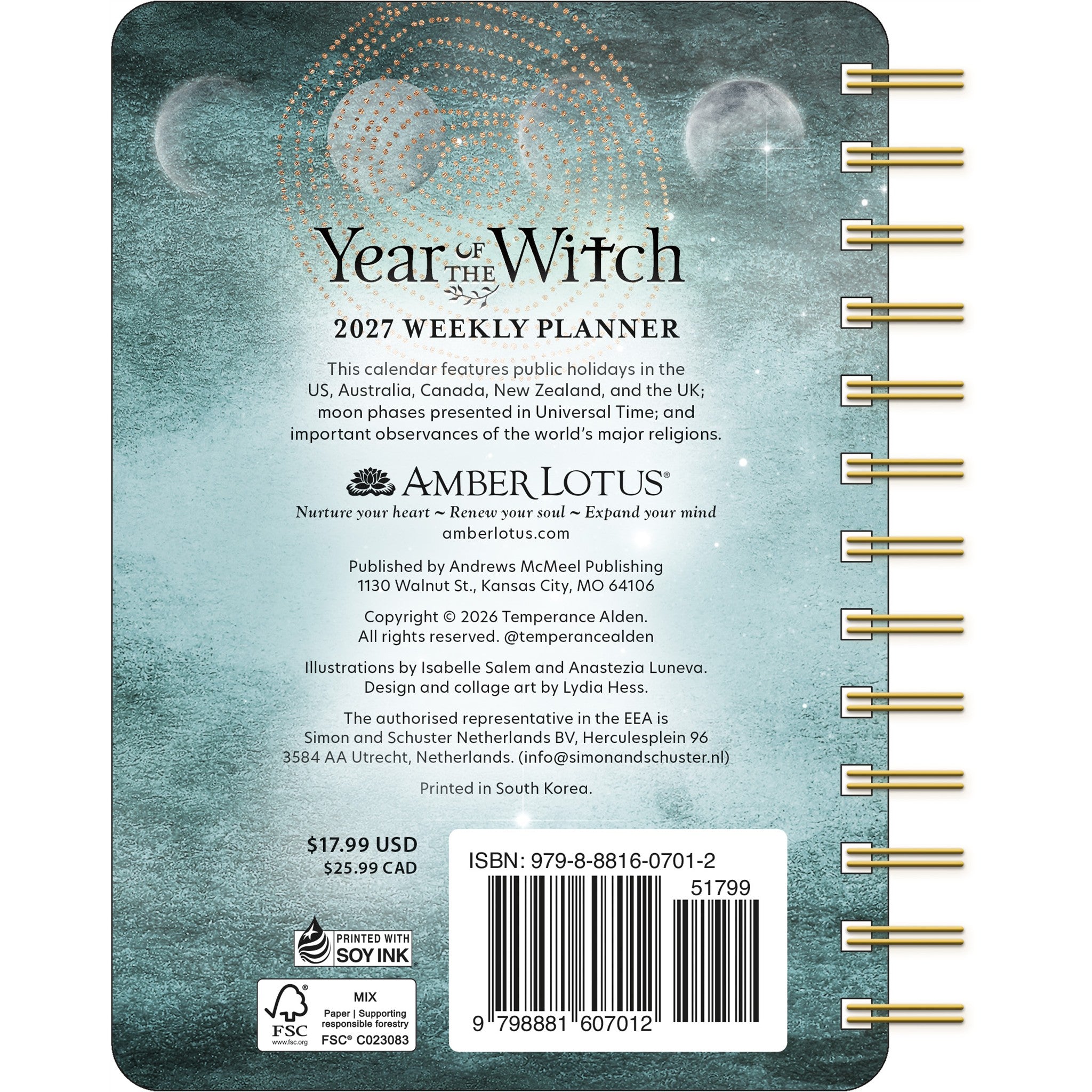 Year of the Witch Weekly 2027 Engagement Calendar - Online Only