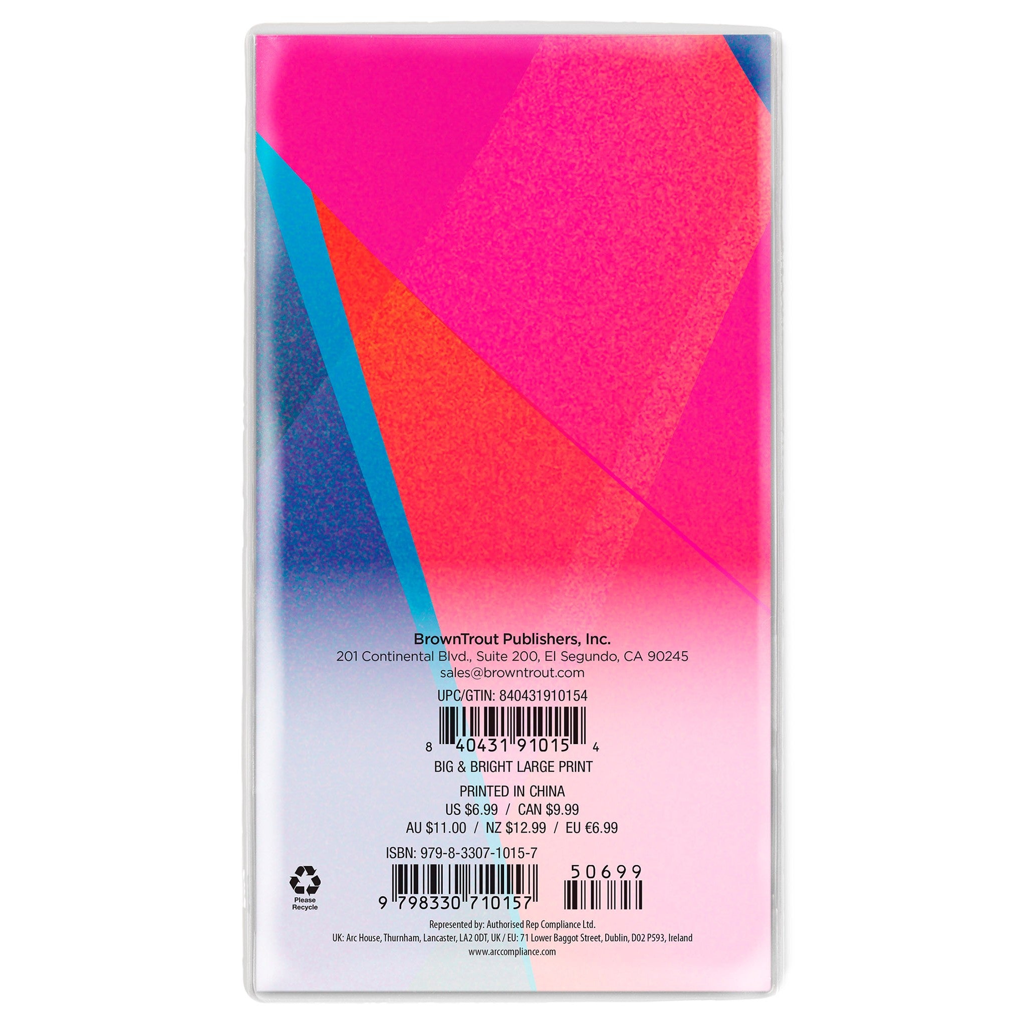 Big and Bright Large Print 2027-2028 2-Year Pocket Planner - Online Only