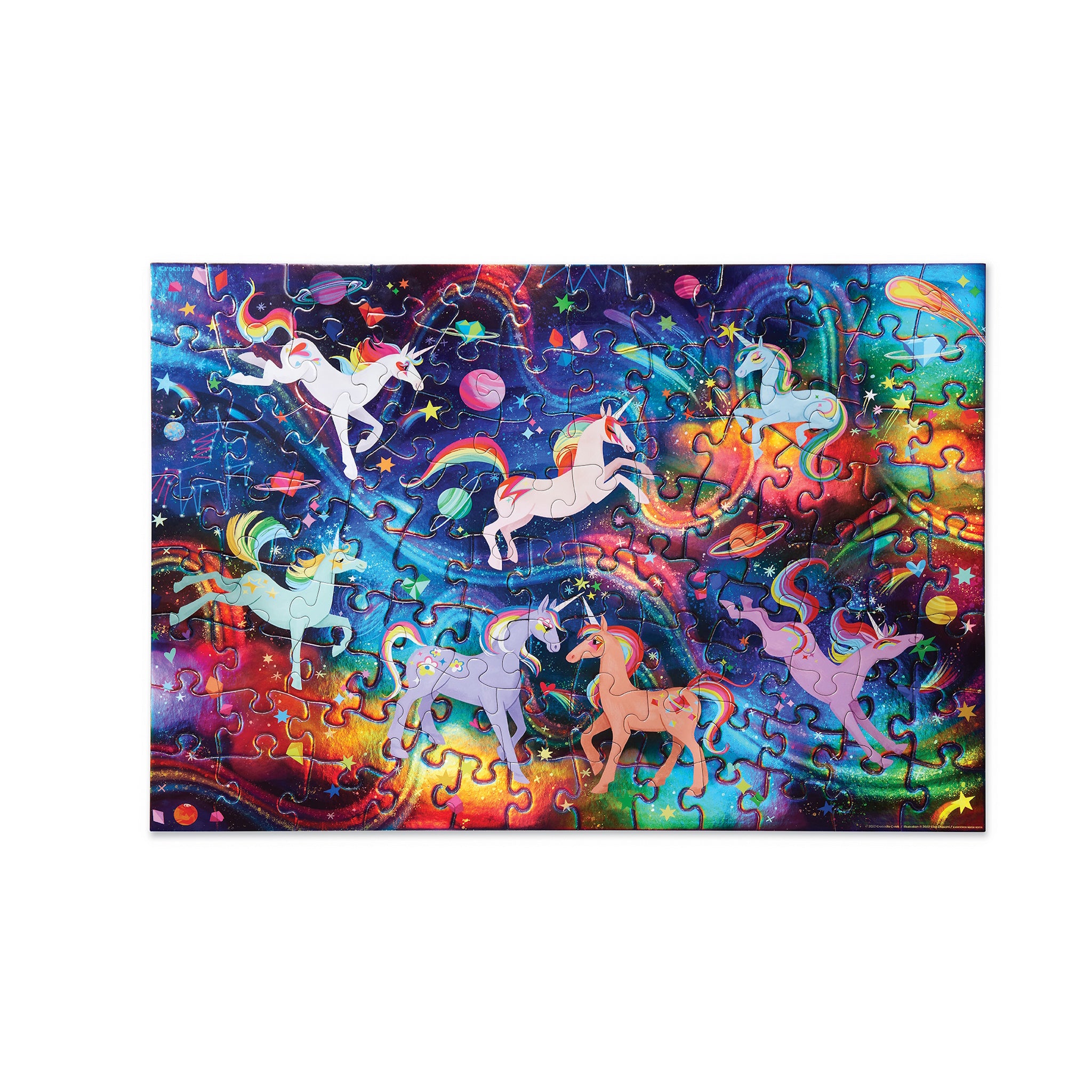 Puzzle holographique Licorne Galaxie 100 pièces
