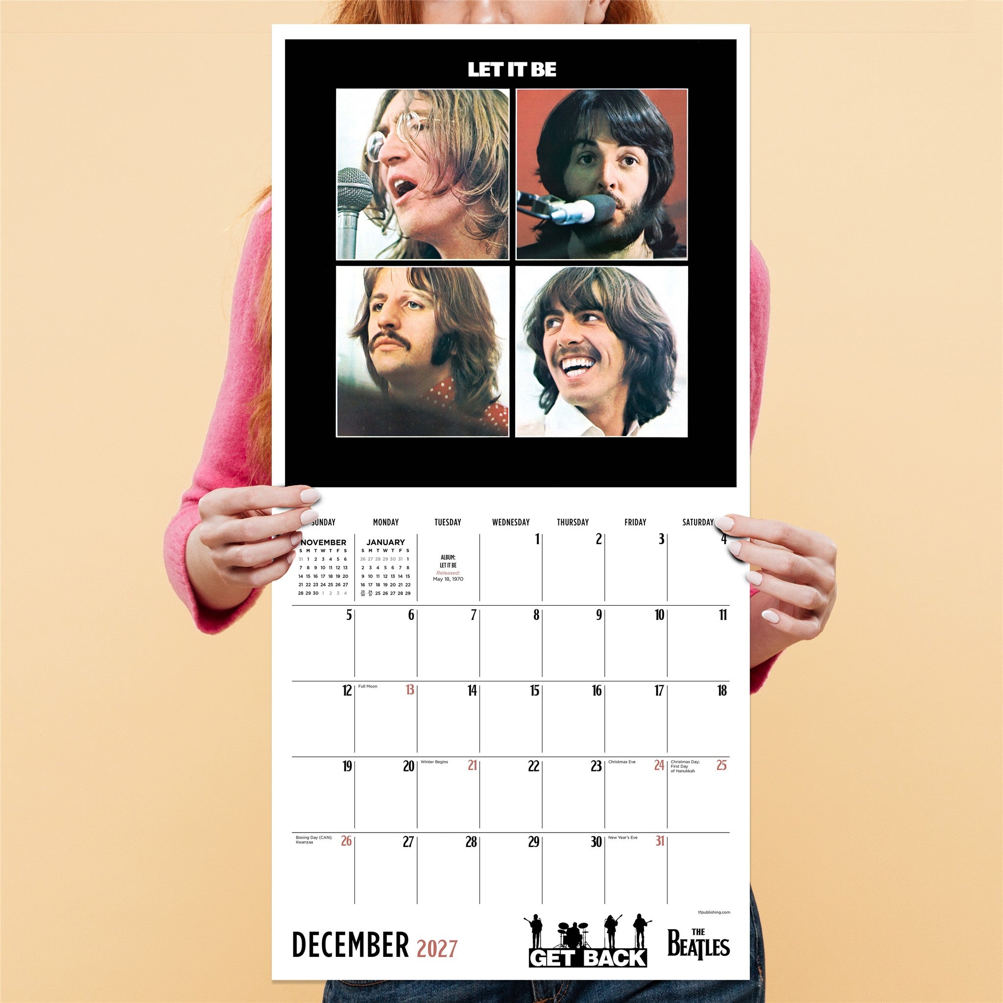 Beatles 2027 Wall Calendar