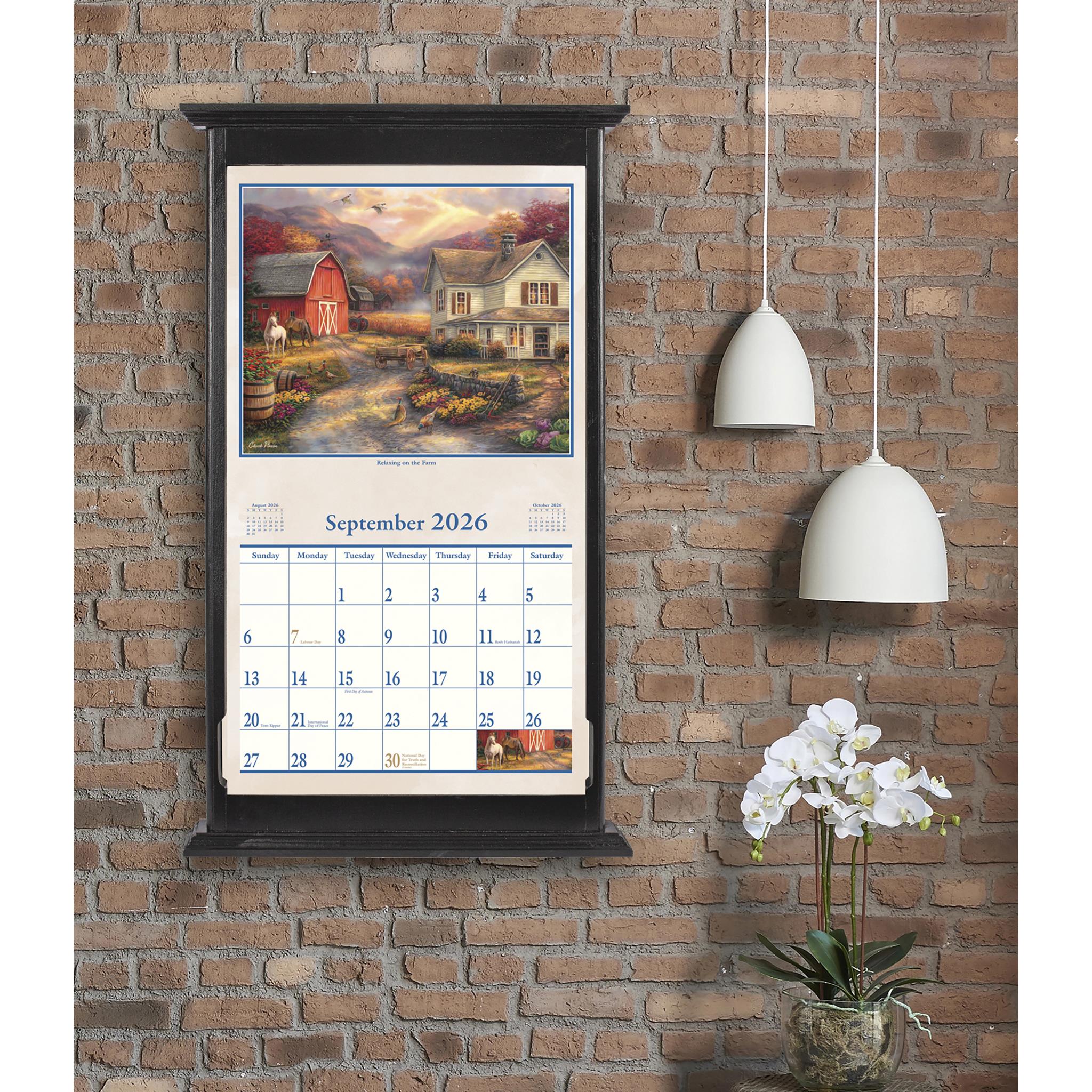 Calendrier mural Country Living 2026 - Disponible uniquement en ligne